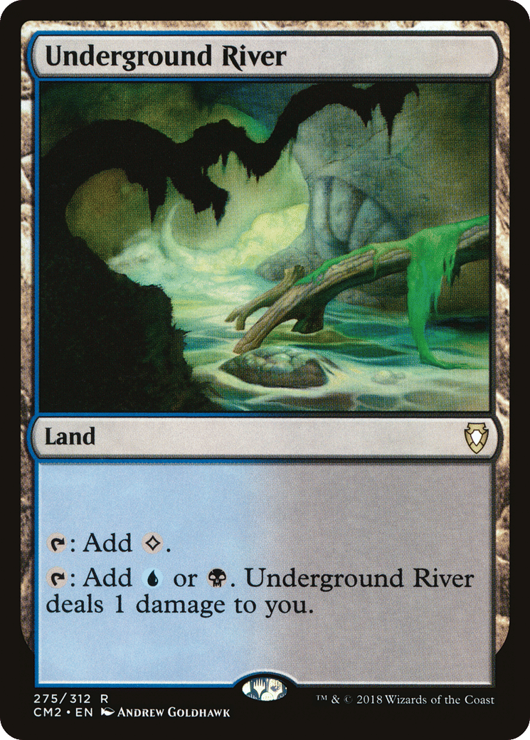 Rivière souterraine — Commander Anthology Volume II — Magic: The Gathering