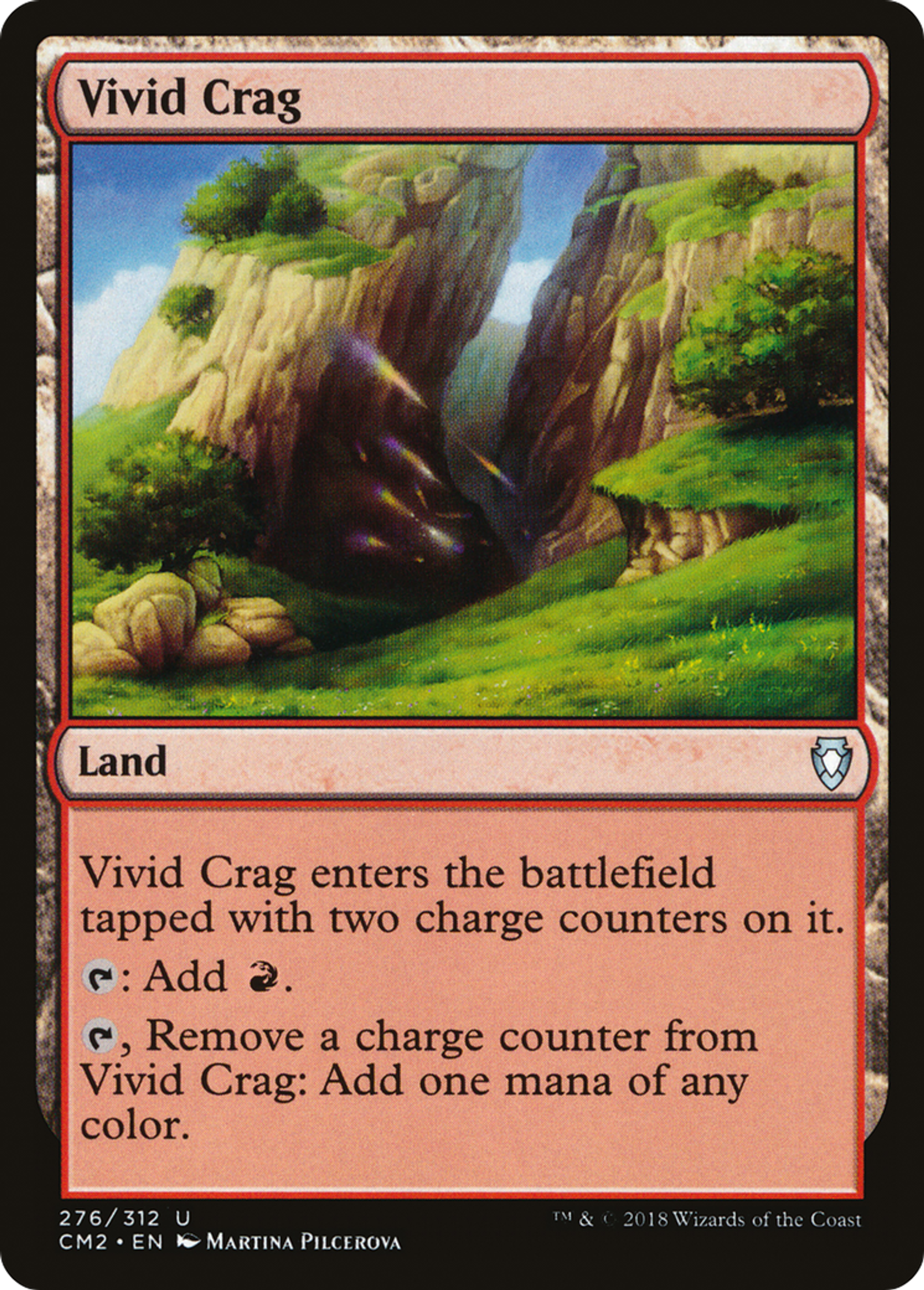 Vivid Crag — Commander Anthology Volume II — Magic: The Gathering