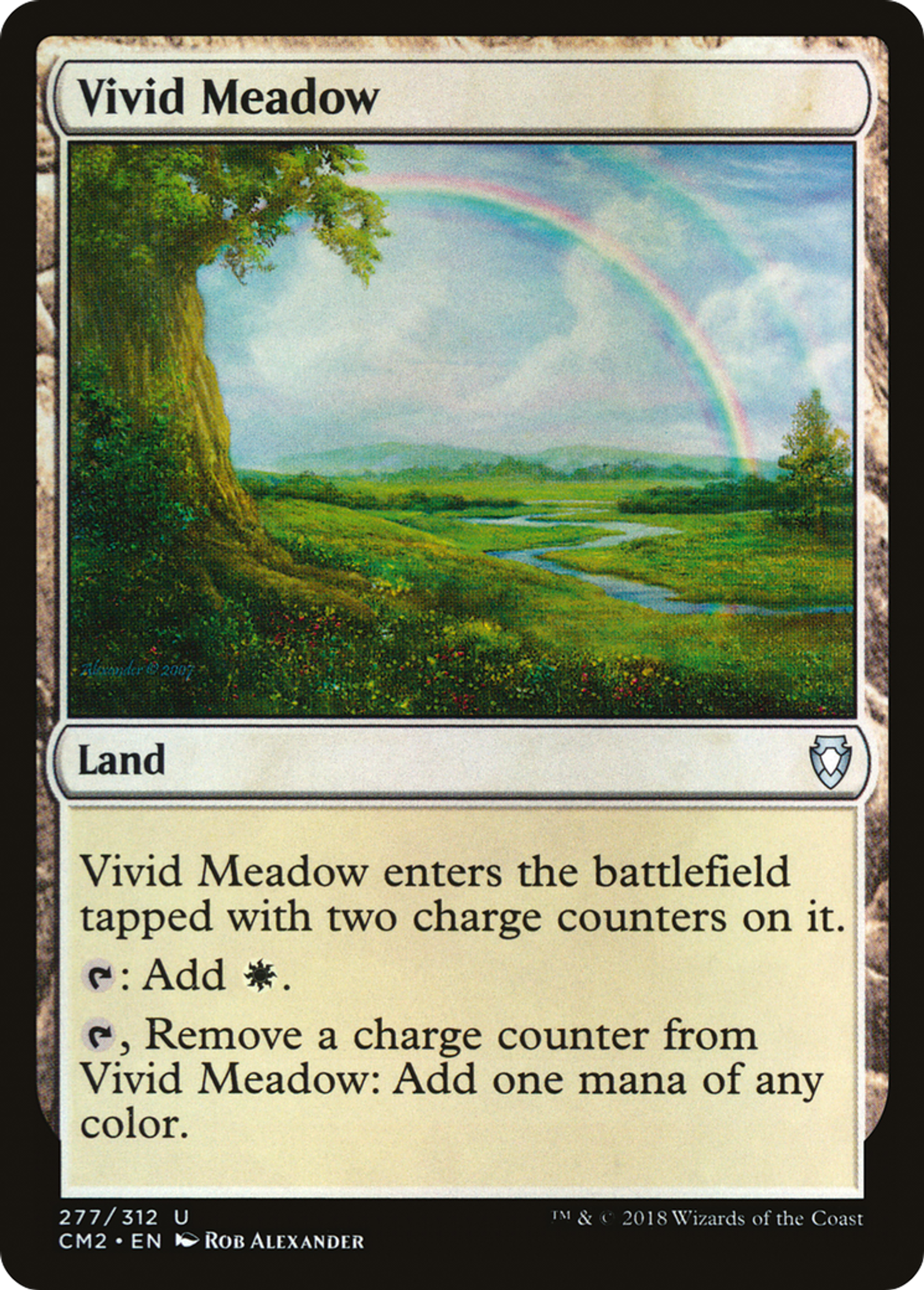 Vivid Meadow — Commander Anthology Volume II — Magic: The Gathering
