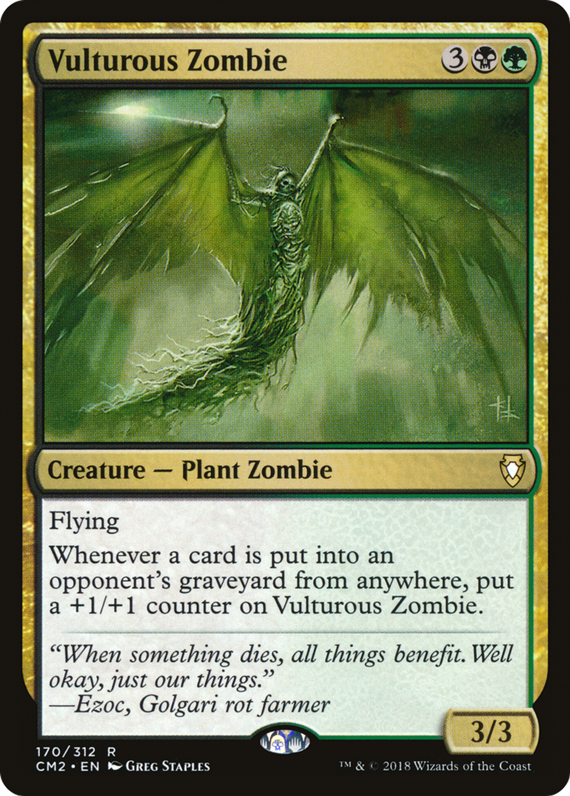 Vulturous Zombie — Commander Anthology Volume II — Magic: The Gathering