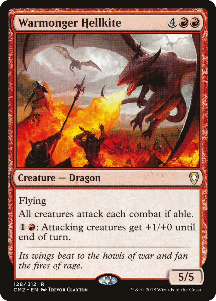 Warmonger Hellkite — Commander Anthology Volume II — Magic: The Gathering
