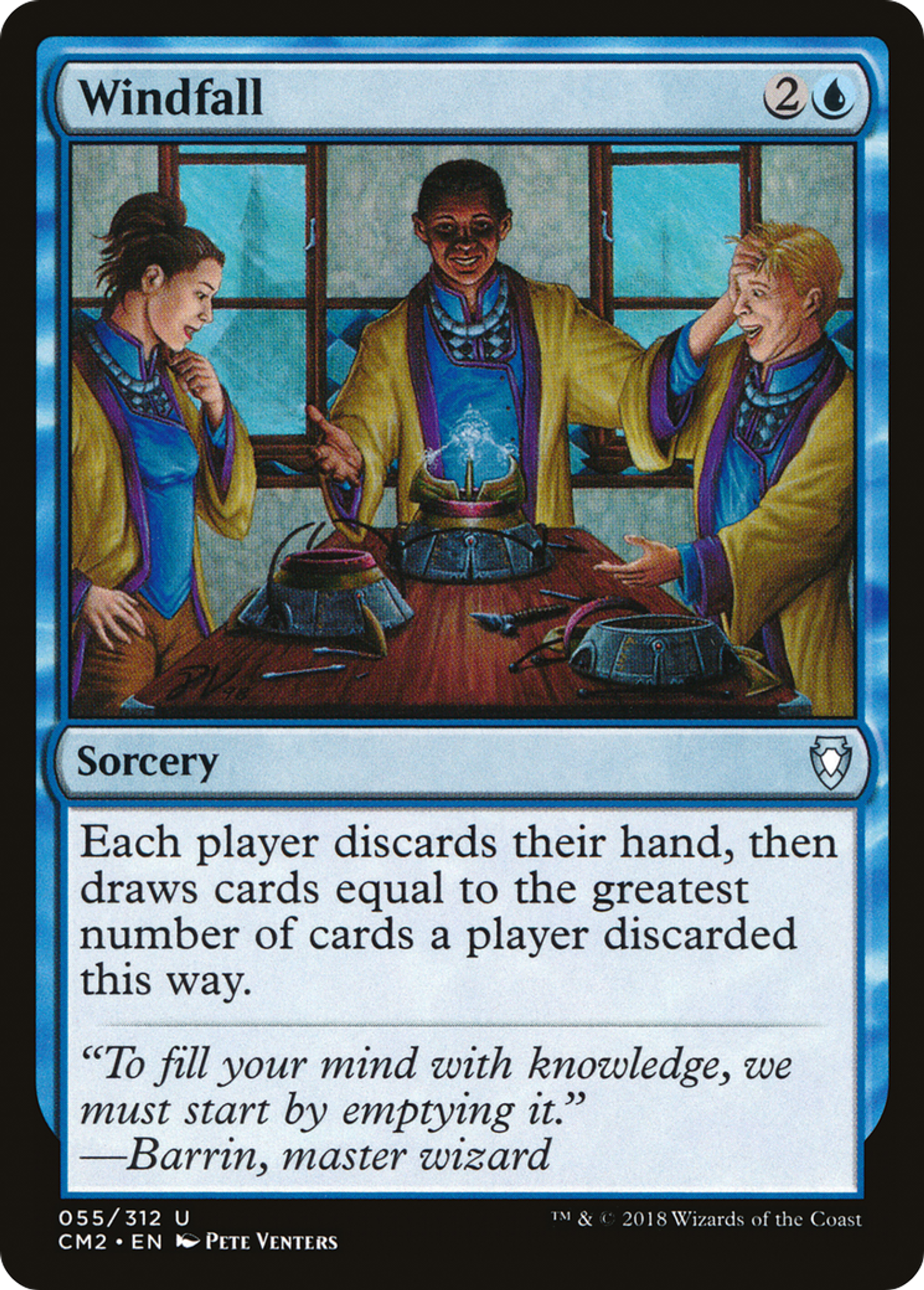 Windfall — Commander Anthology Volume II — Magic: The Gathering