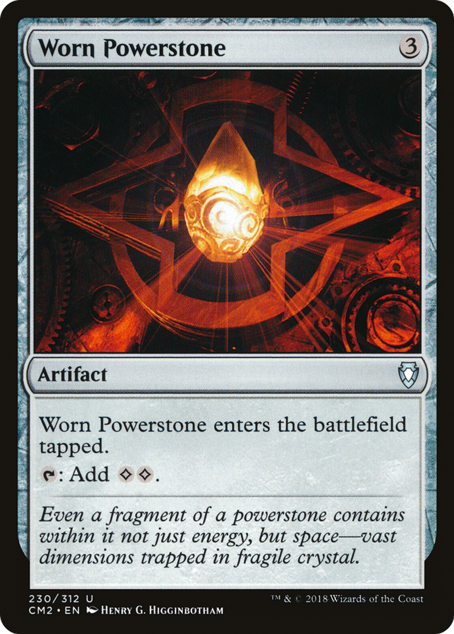 Worn Powerstone — Commander Anthology Volume II — Magic: The Gathering