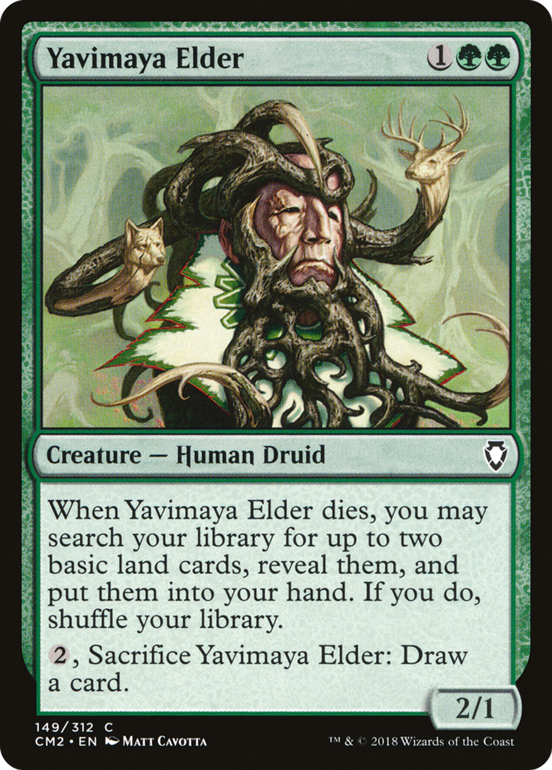 Yavimaya Elder — Commander Anthology Volume II — Magic: The Gathering