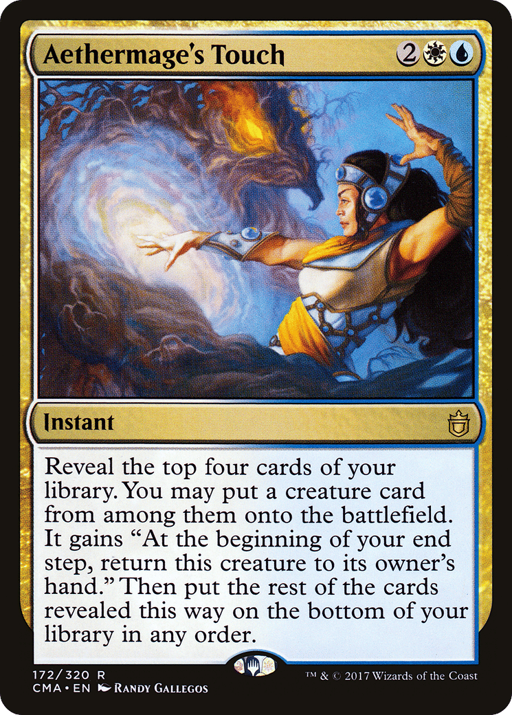 Aethermage's Touch — Commander Anthology — Magic: The Gathering
