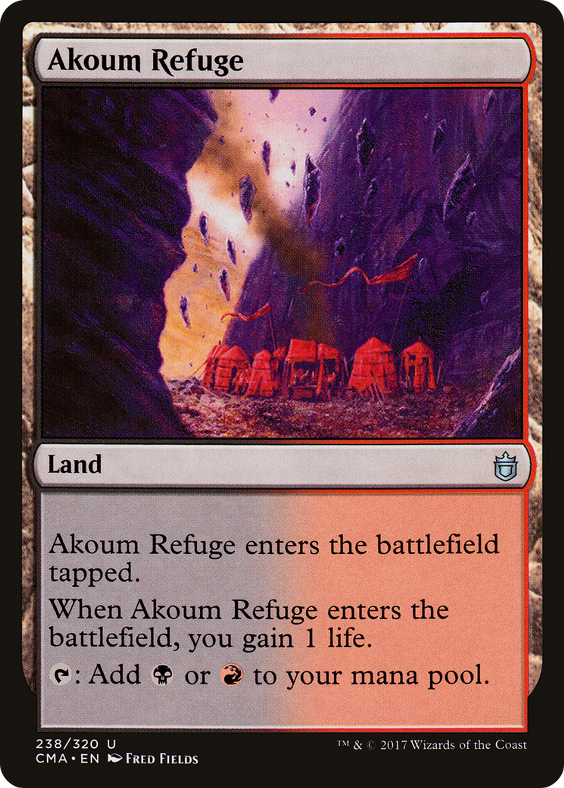 Akoum Refuge — Commander Anthology — Magic: The Gathering