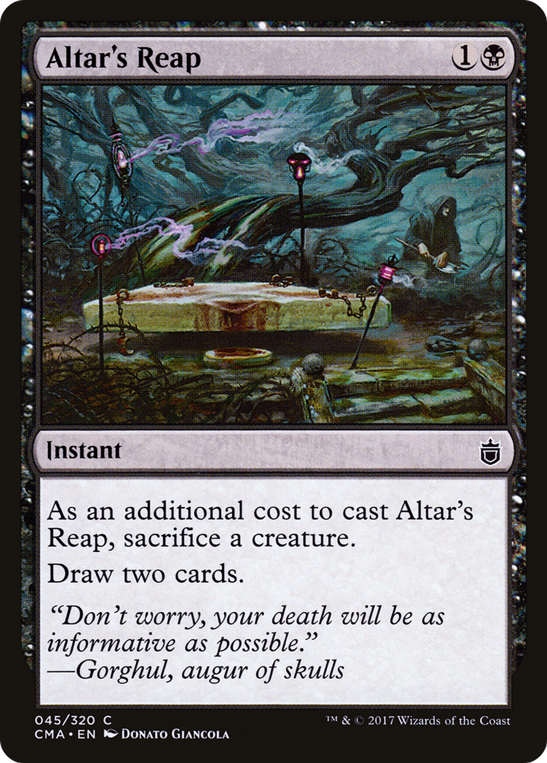 Altar's Reap — Commander Anthology — Magic: The Gathering