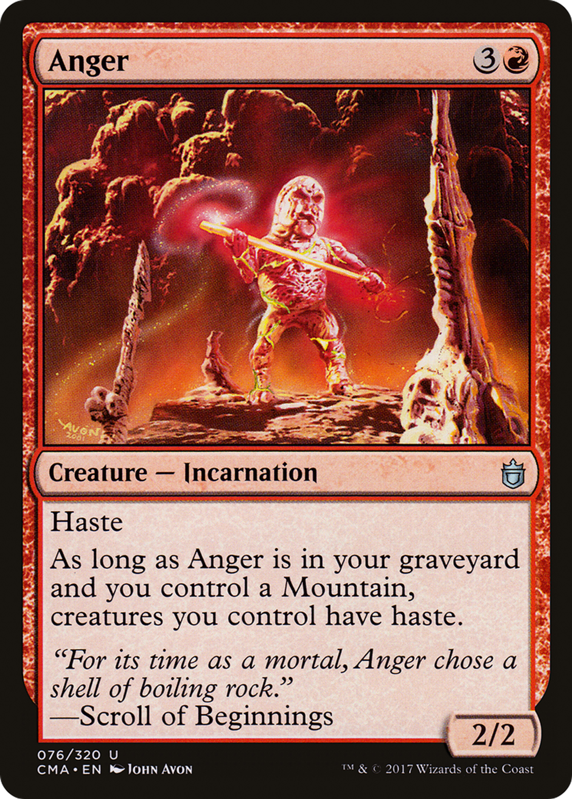 Anger — Commander Anthology — Magic: The Gathering