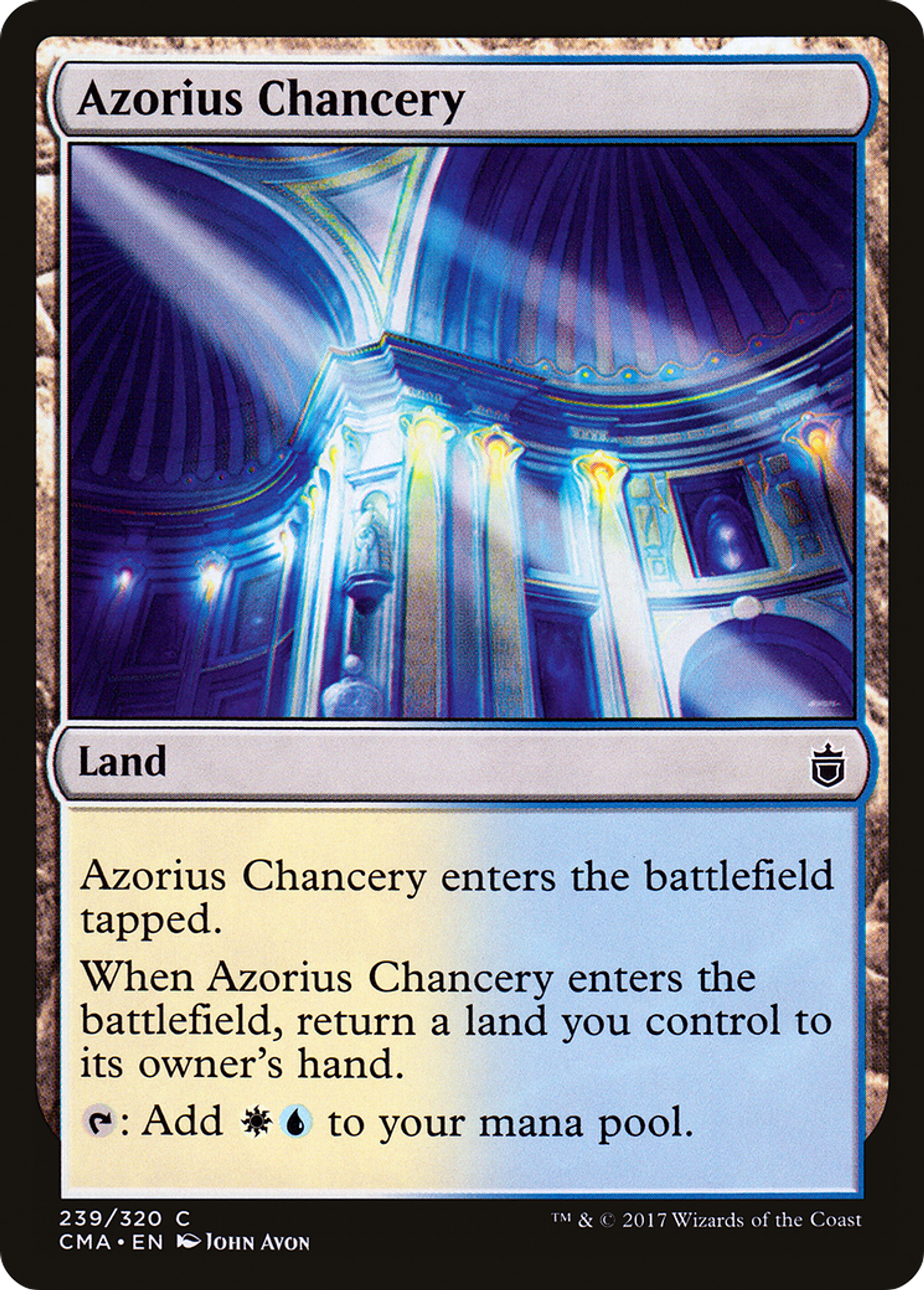 Azorius Chancery — Commander Anthology — Magic: The Gathering