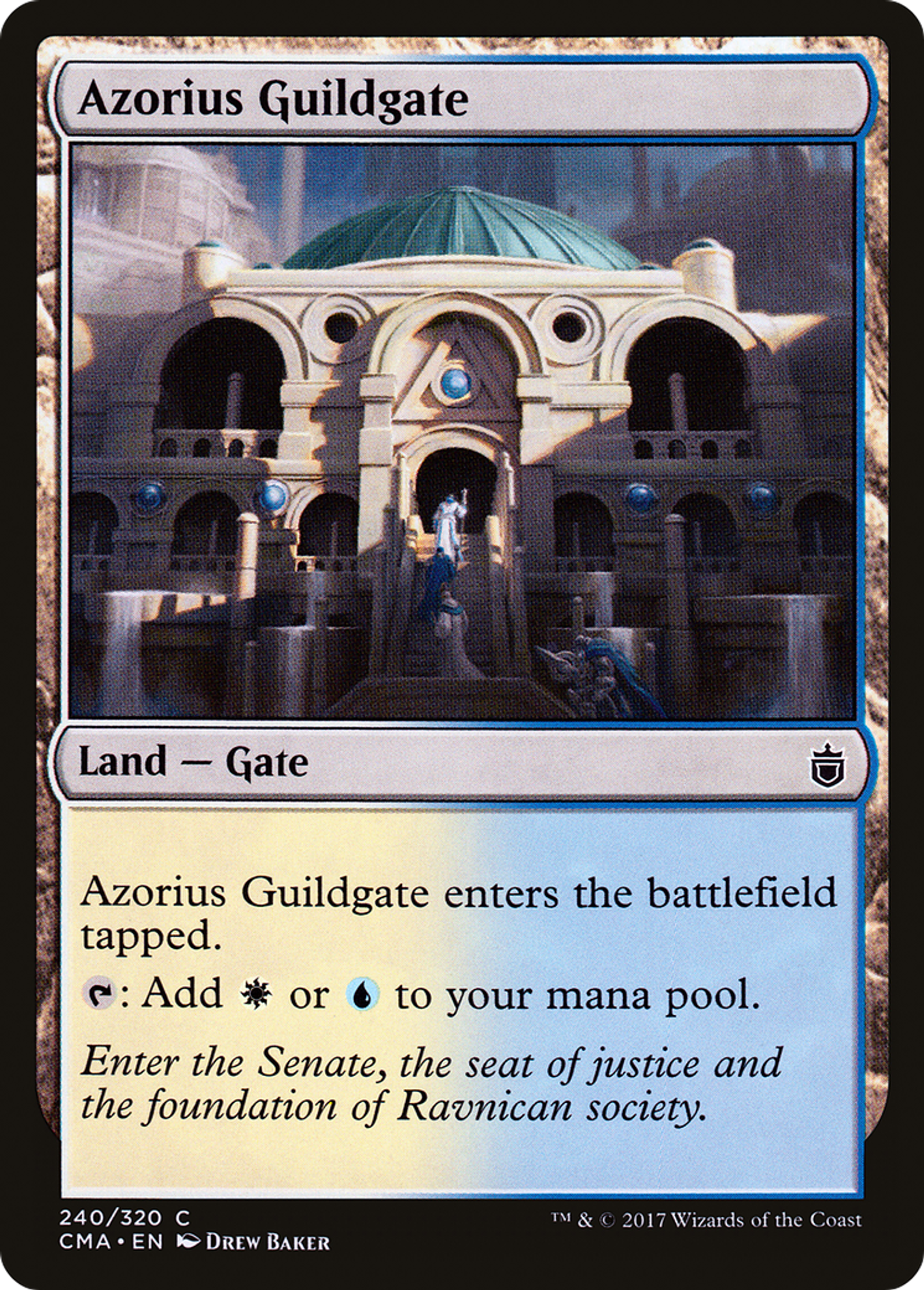 Azorius Guildgate — Commander Anthology — Magic: The Gathering