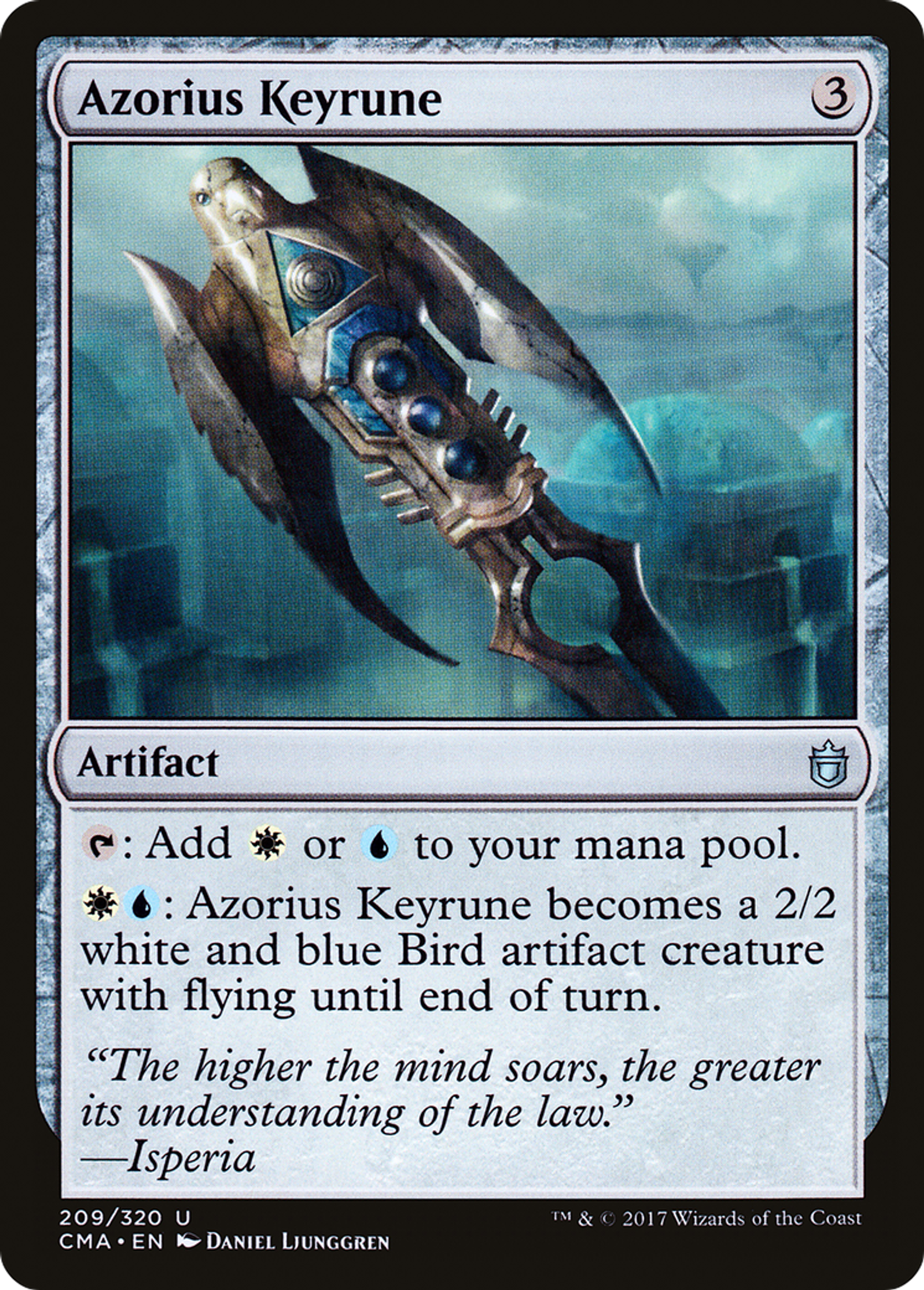 Azorius Keyrune — Commander Anthology — Magic: The Gathering