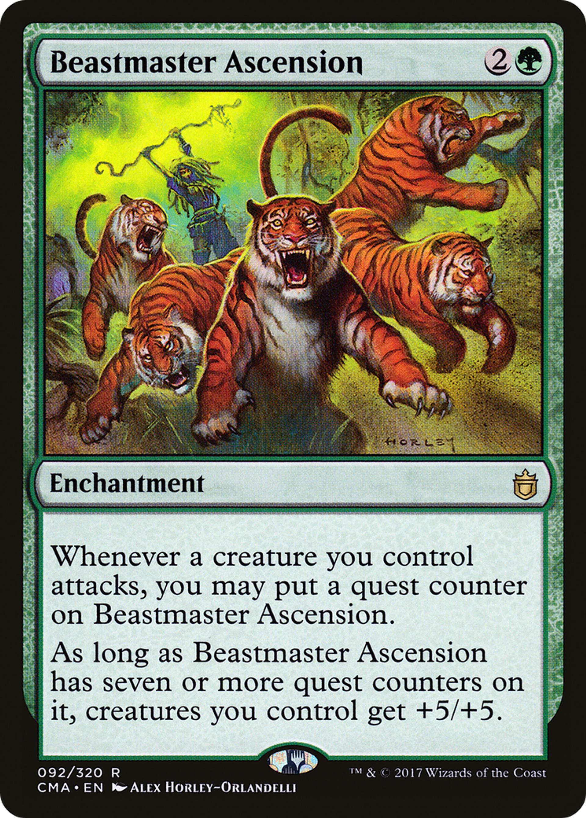 Beastmaster Ascension — Commander Anthology — Magic: The Gathering