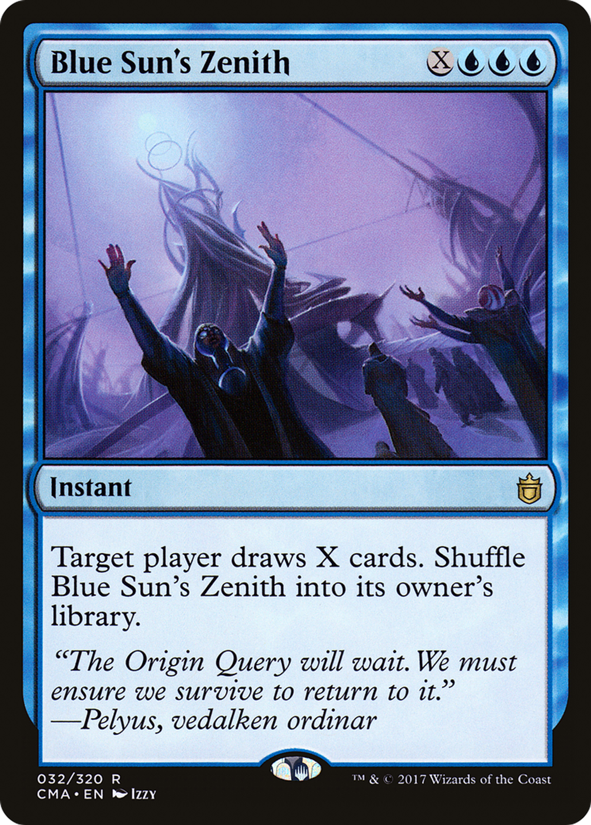 Blue Sun's Zenith — Commander Anthology — Magic: The Gathering
