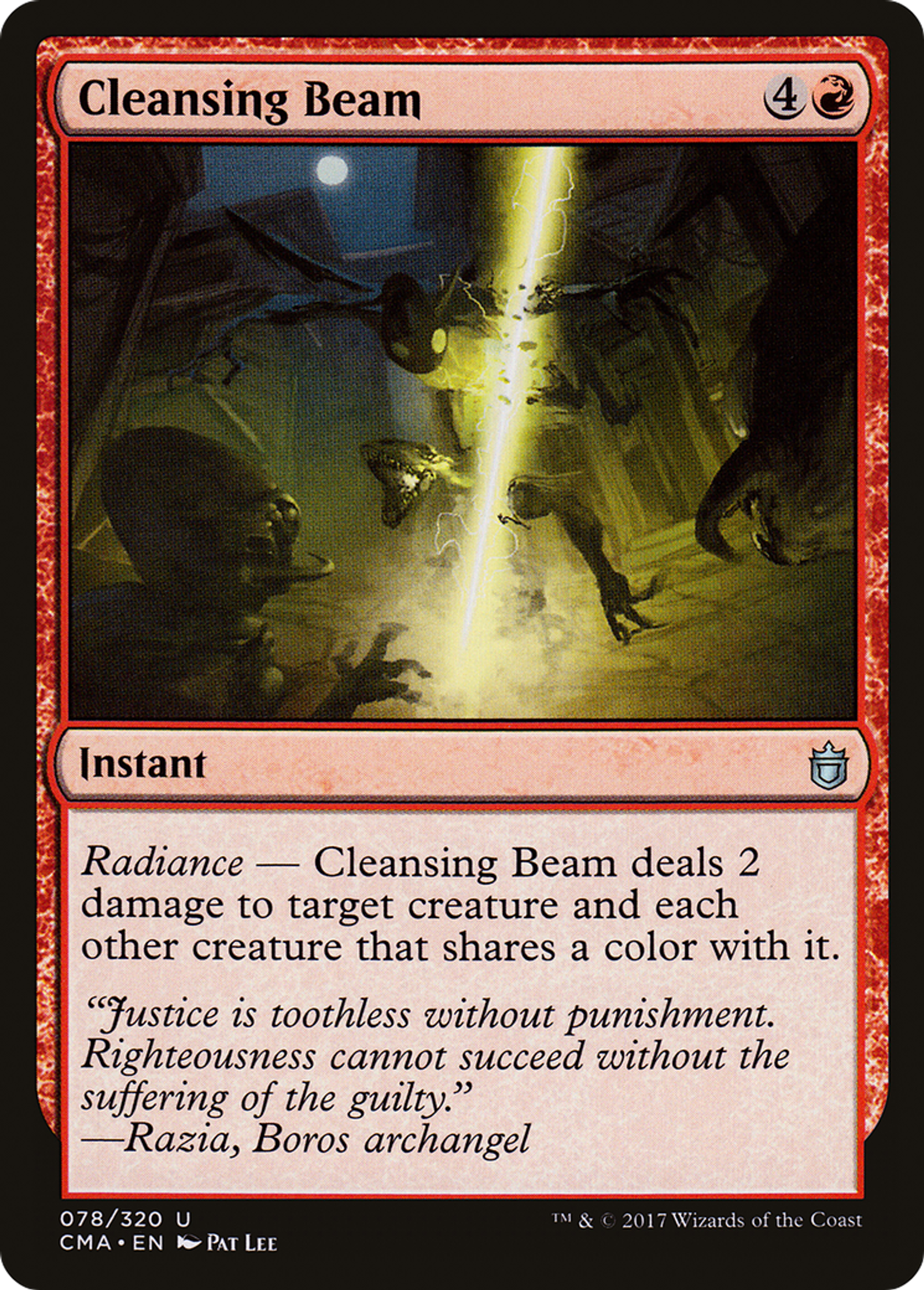 Cleansing Beam — Commander Anthology — Magic: The Gathering