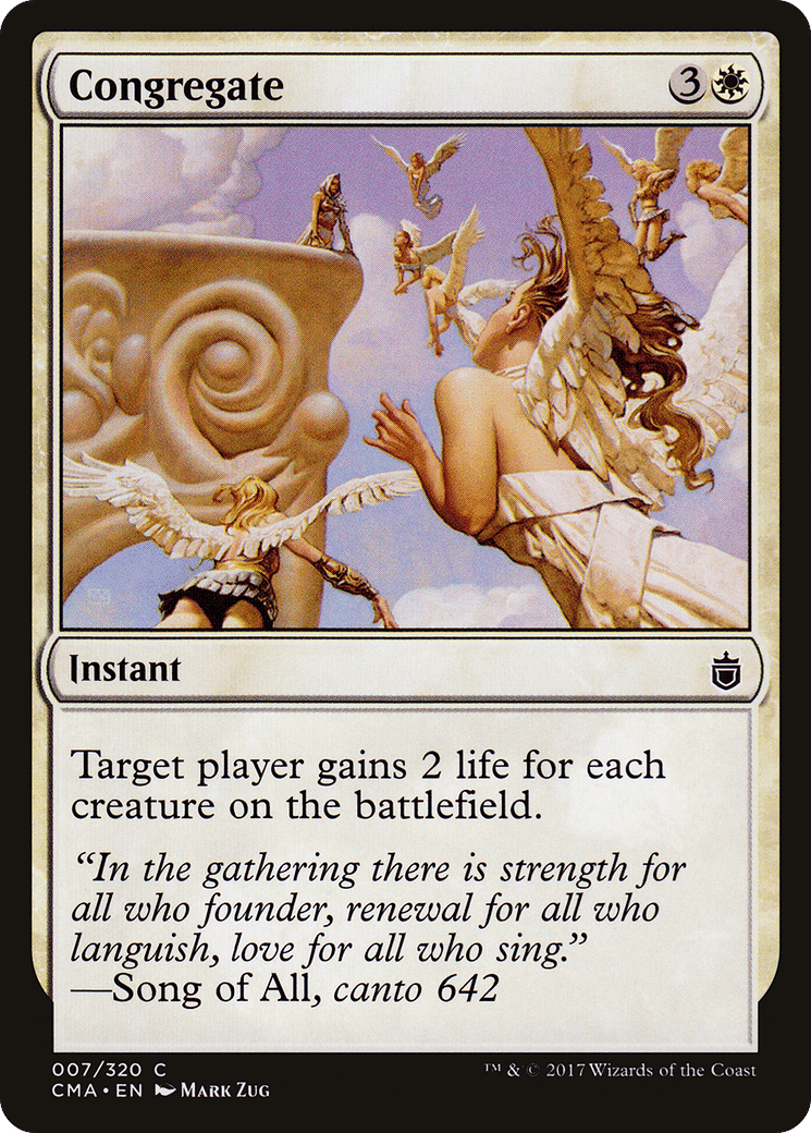 Congregate — Commander Anthology — Magic: The Gathering
