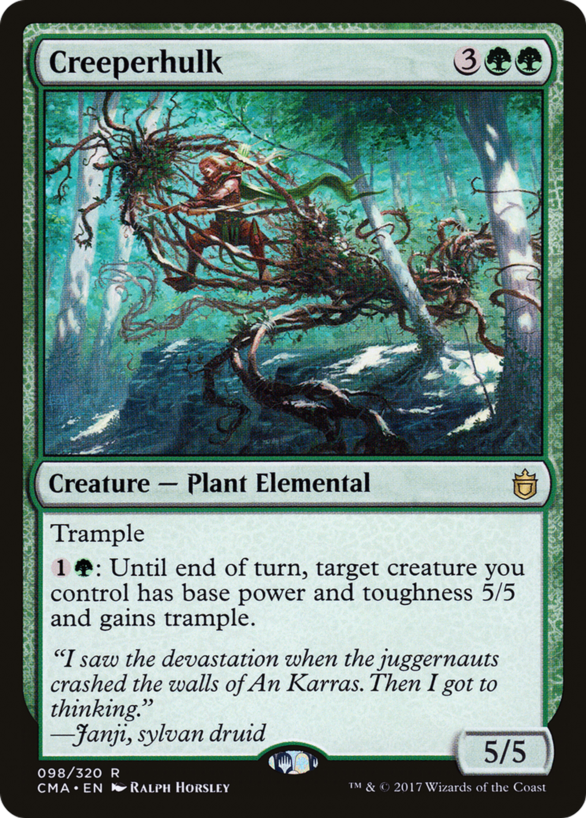 Creeperhulk — Commander Anthology — Magic: The Gathering