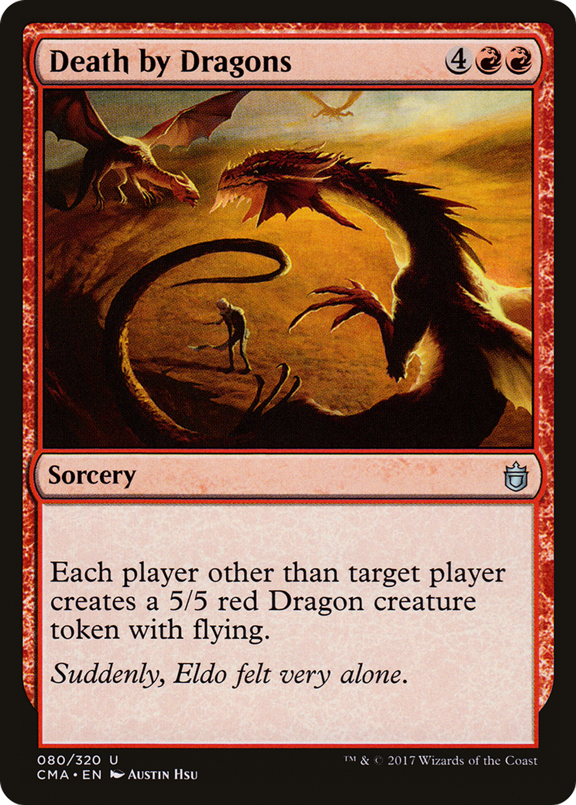 Death by Dragons — Commander Anthology — Magic: The Gathering