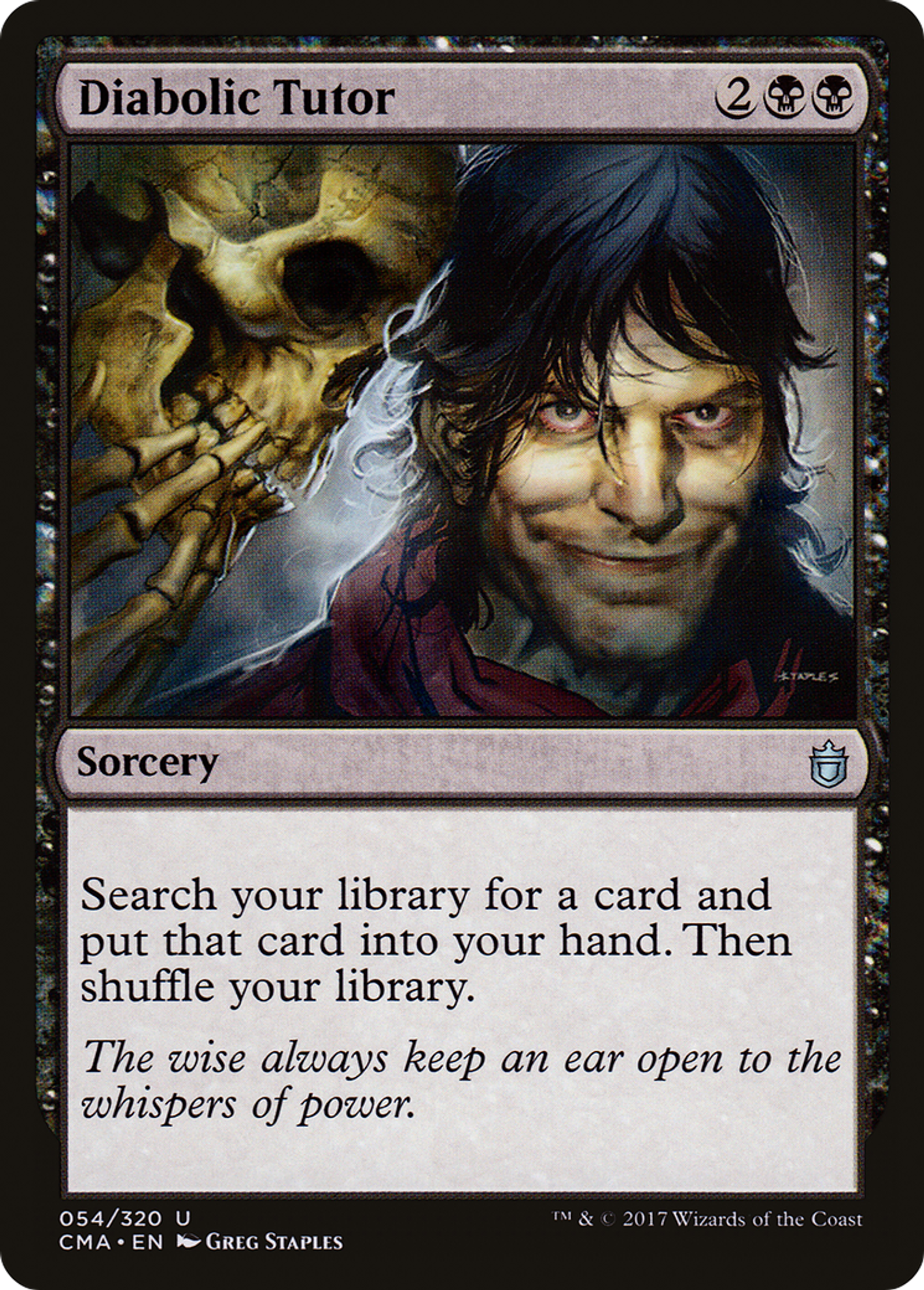 Diabolic Tutor — Commander Anthology — Magic: The Gathering