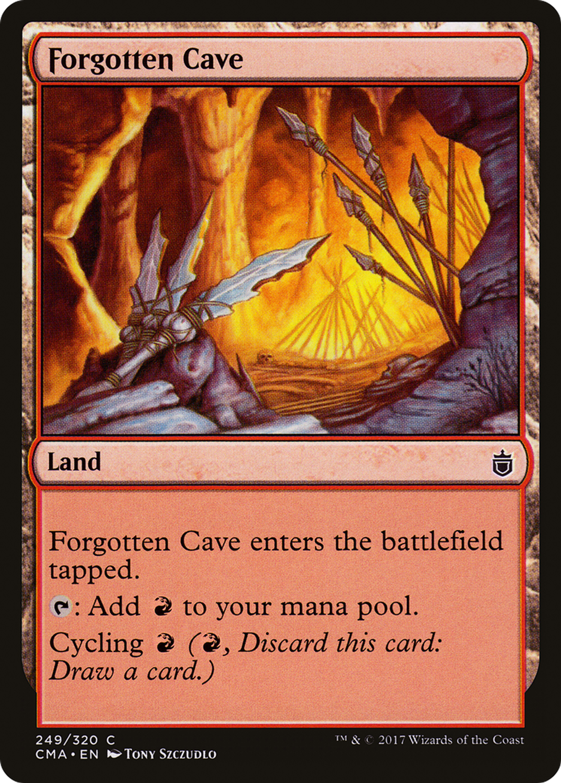 Forgotten Cave — Commander Anthology — Magic: The Gathering