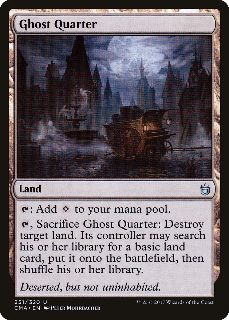 Ghost Quarter — Commander Anthology — Magic: The Gathering
