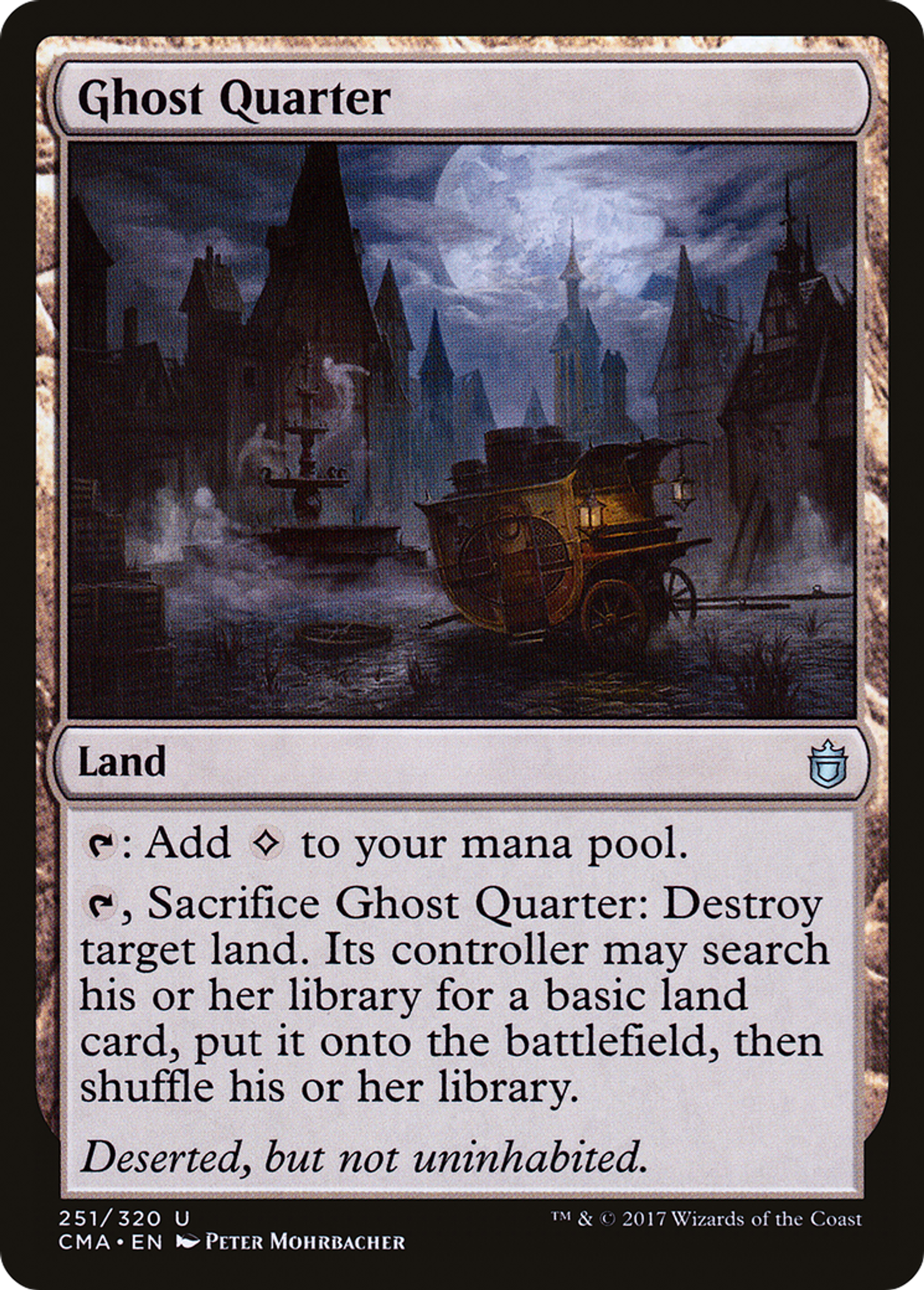 Ghost Quarter — Commander Anthology — Magic: The Gathering