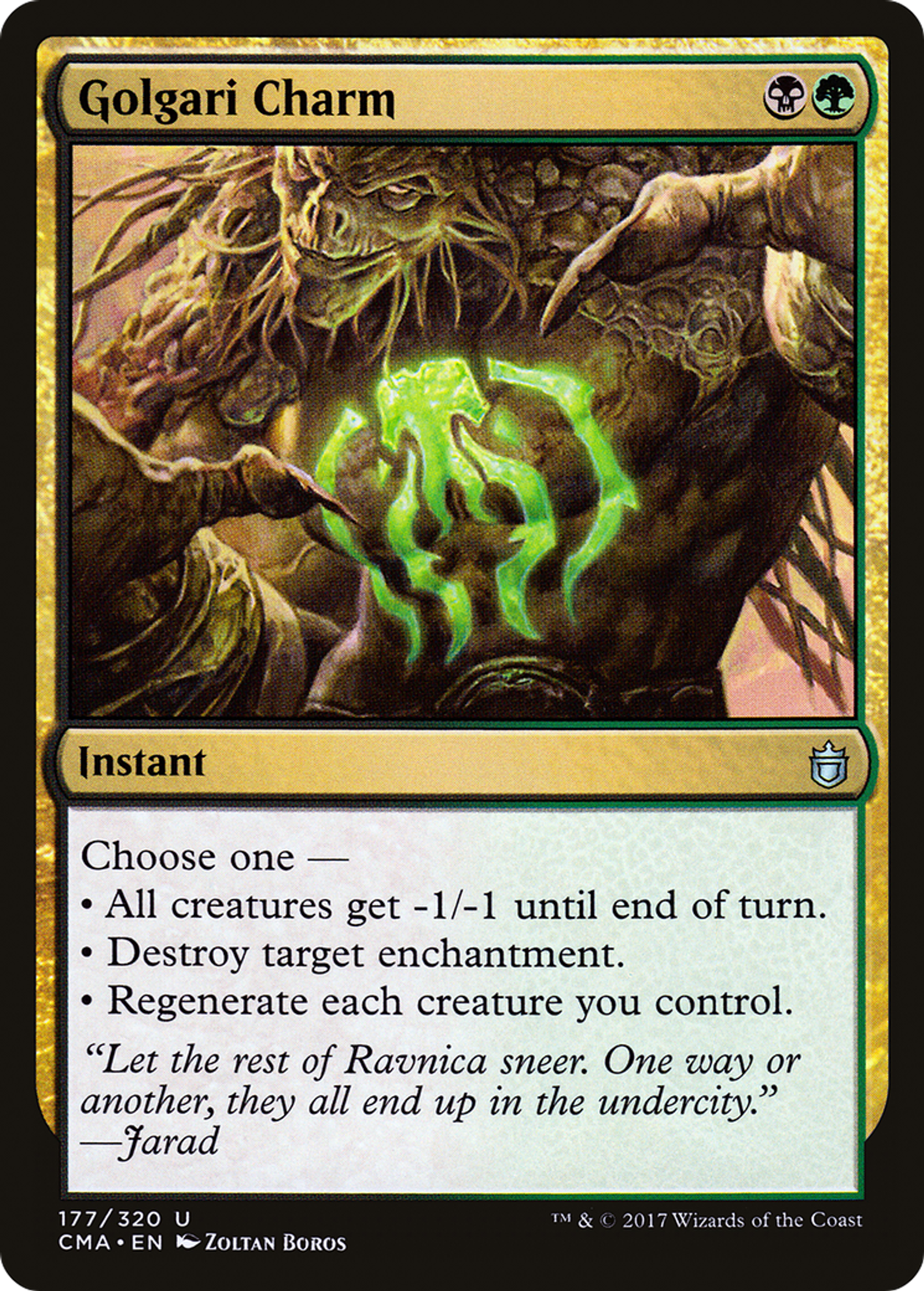Golgari Charm — Commander Anthology — Magic: The Gathering
