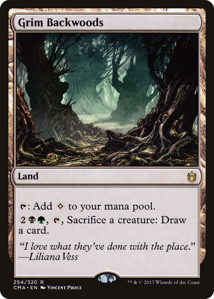 Grim Backwoods — Commander Anthology — Magic: The Gathering
