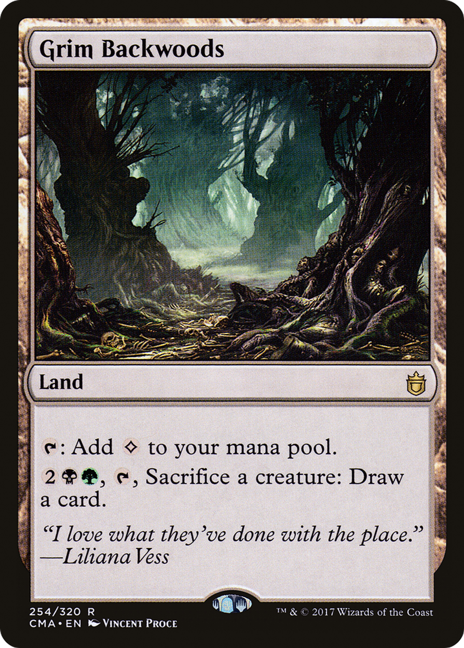 Grim Backwoods — Commander Anthology — Magic: The Gathering