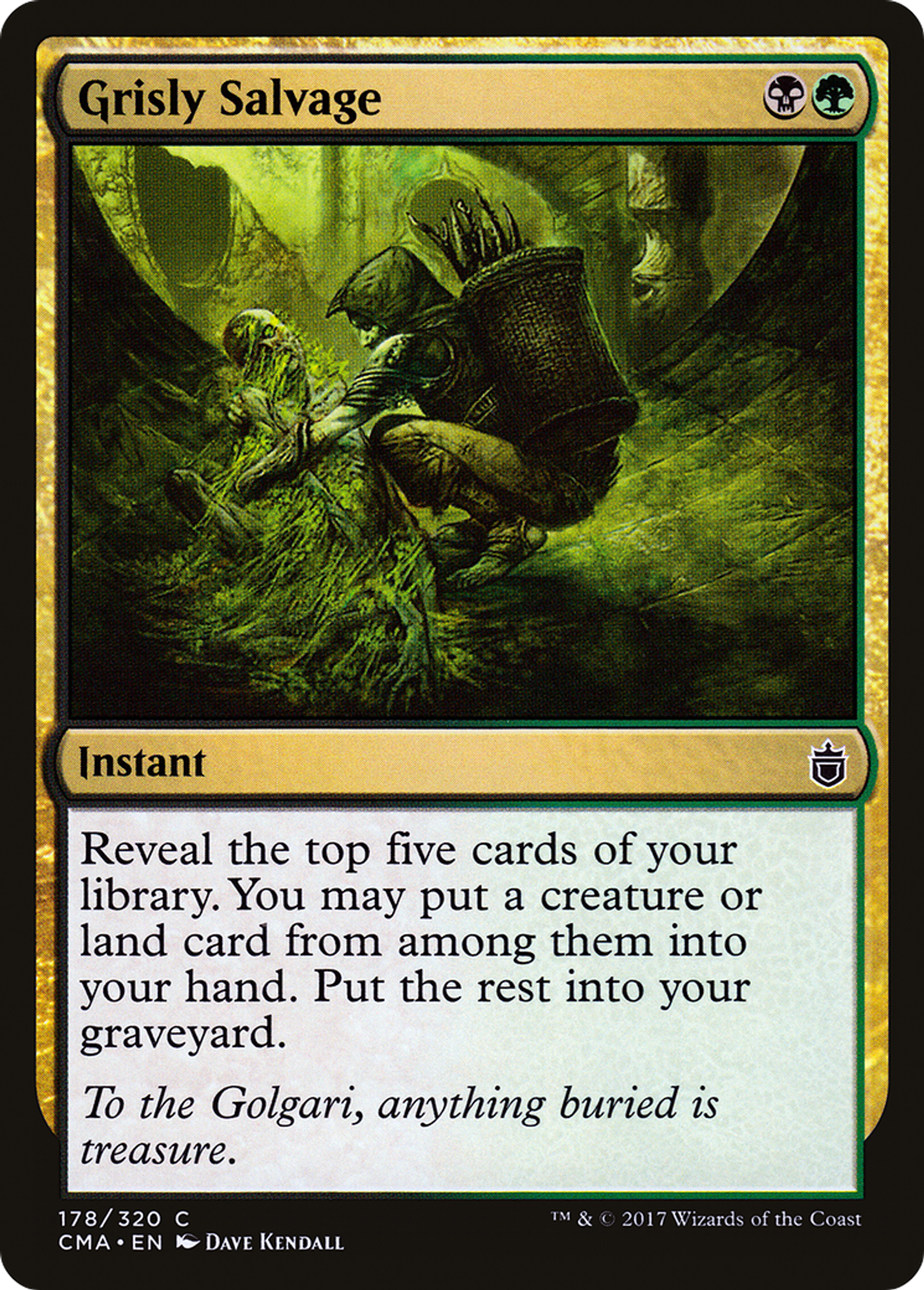Grisly Salvage — Commander Anthology — Magic: The Gathering
