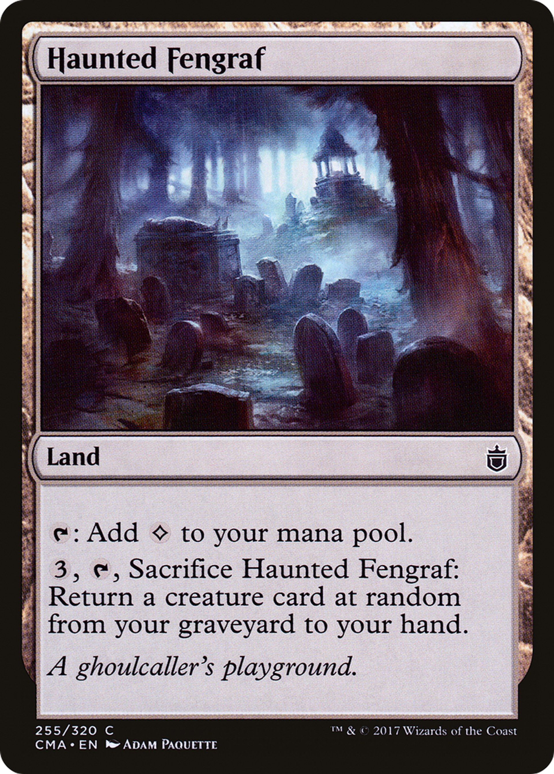 Haunted Fengraf — Commander Anthology — Magic: The Gathering