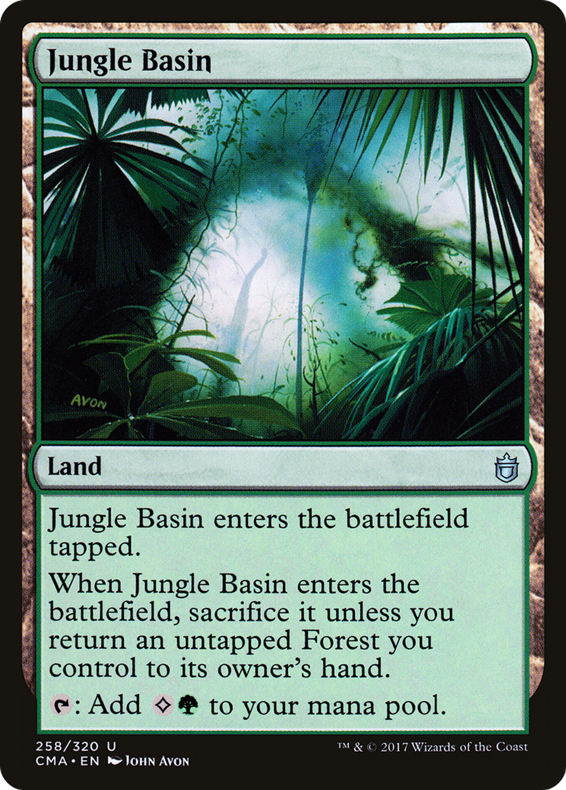 Jungle Basin — Commander Anthology — Magic: The Gathering