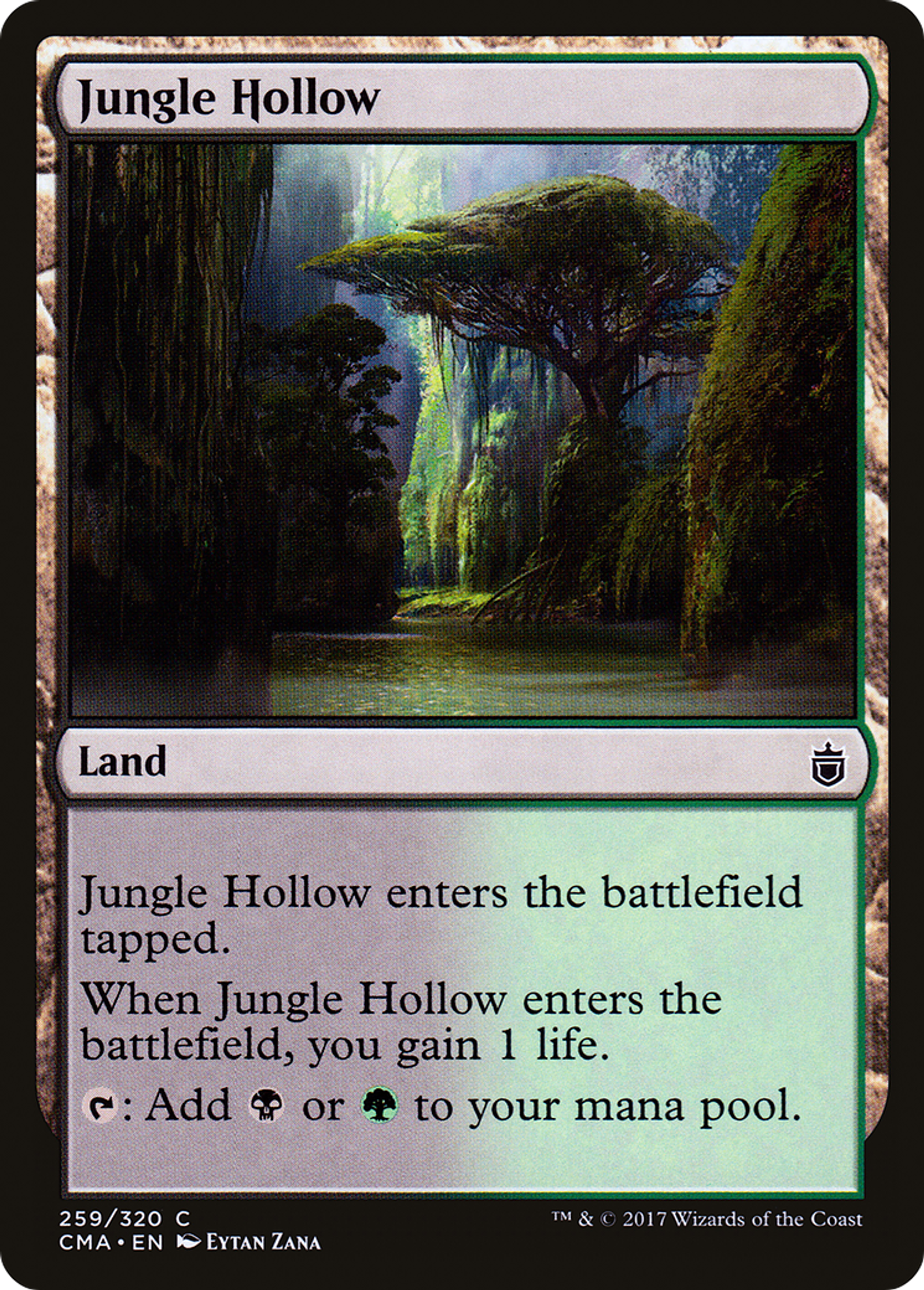 Jungle Hollow — Commander Anthology — Magic: The Gathering