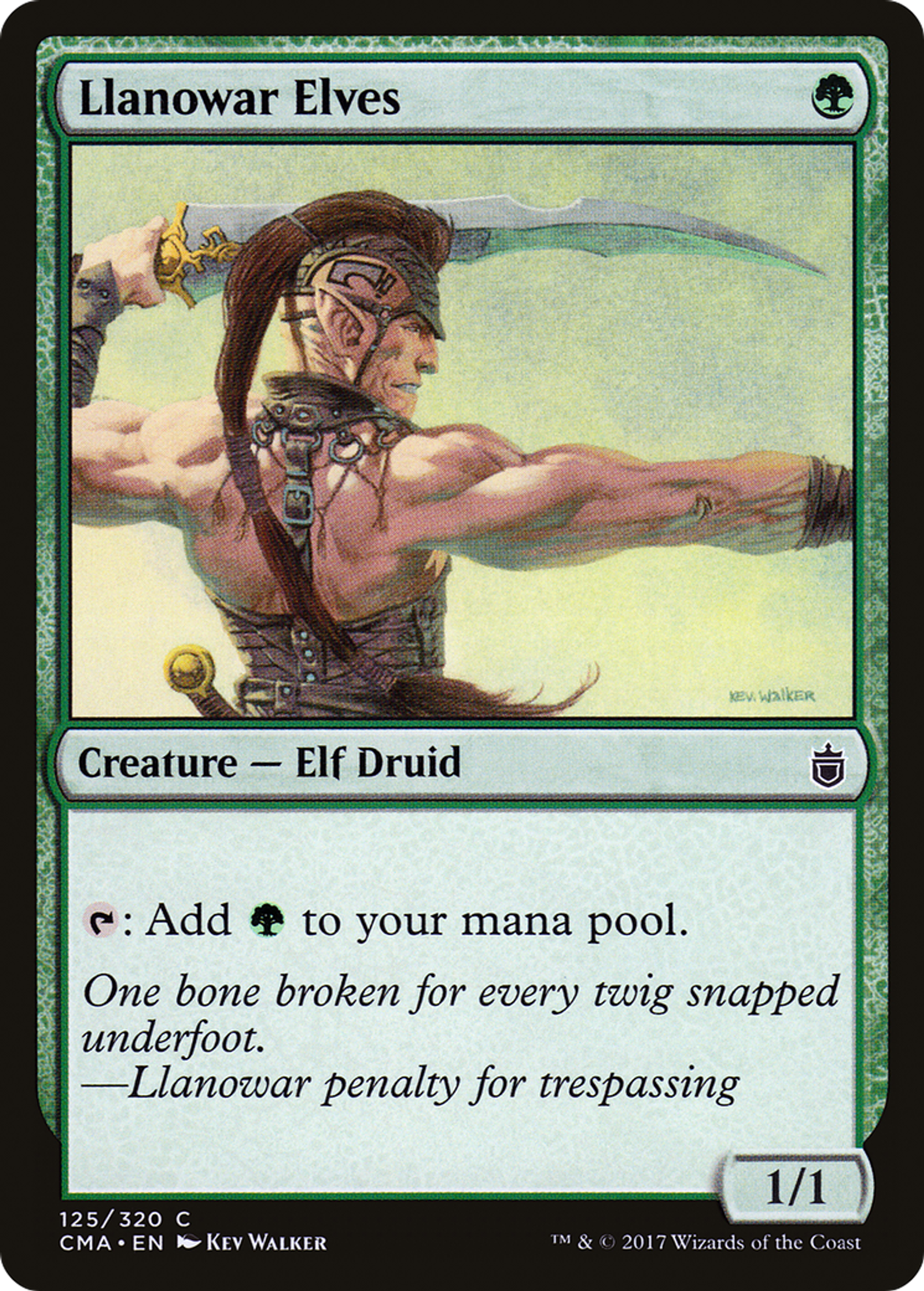 Llanowar Elves — Commander Anthology — Magic: The Gathering