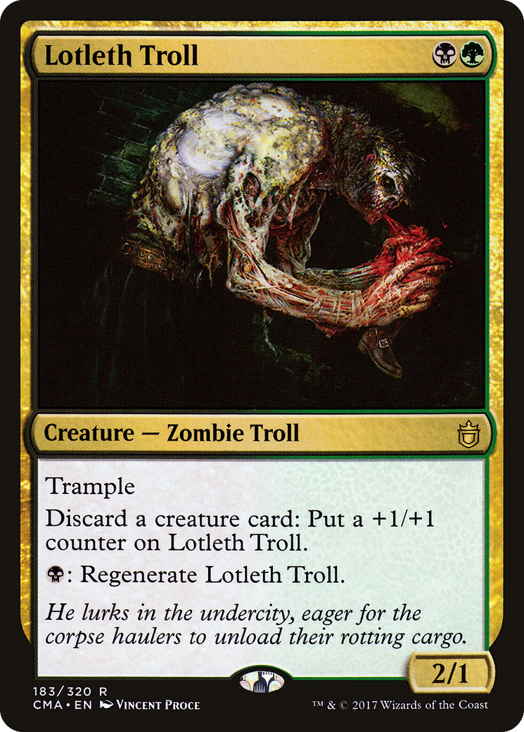 Lotleth Troll — Commander Anthology — Magic: The Gathering