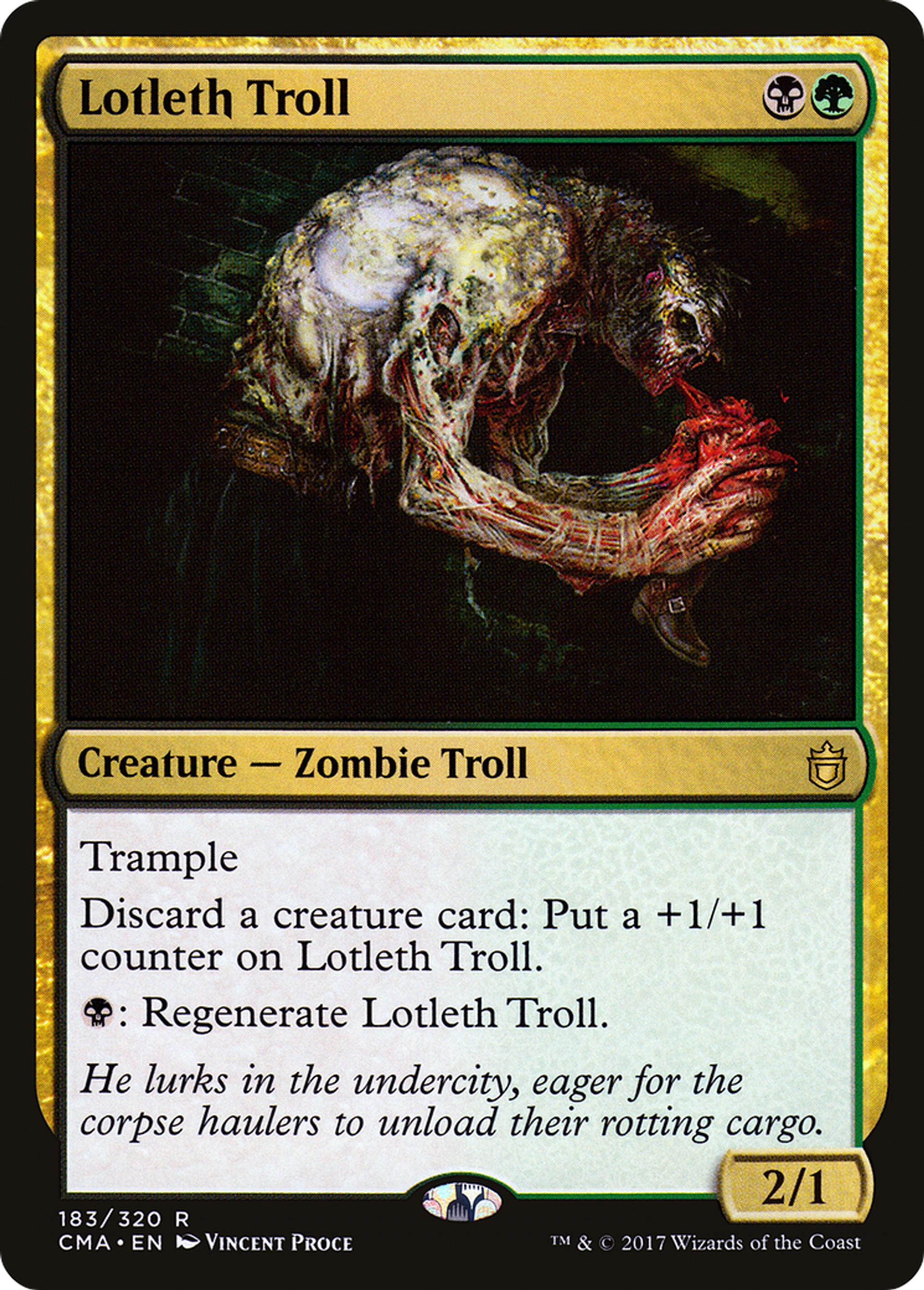 Lotleth Troll — Commander Anthology — Magic: The Gathering