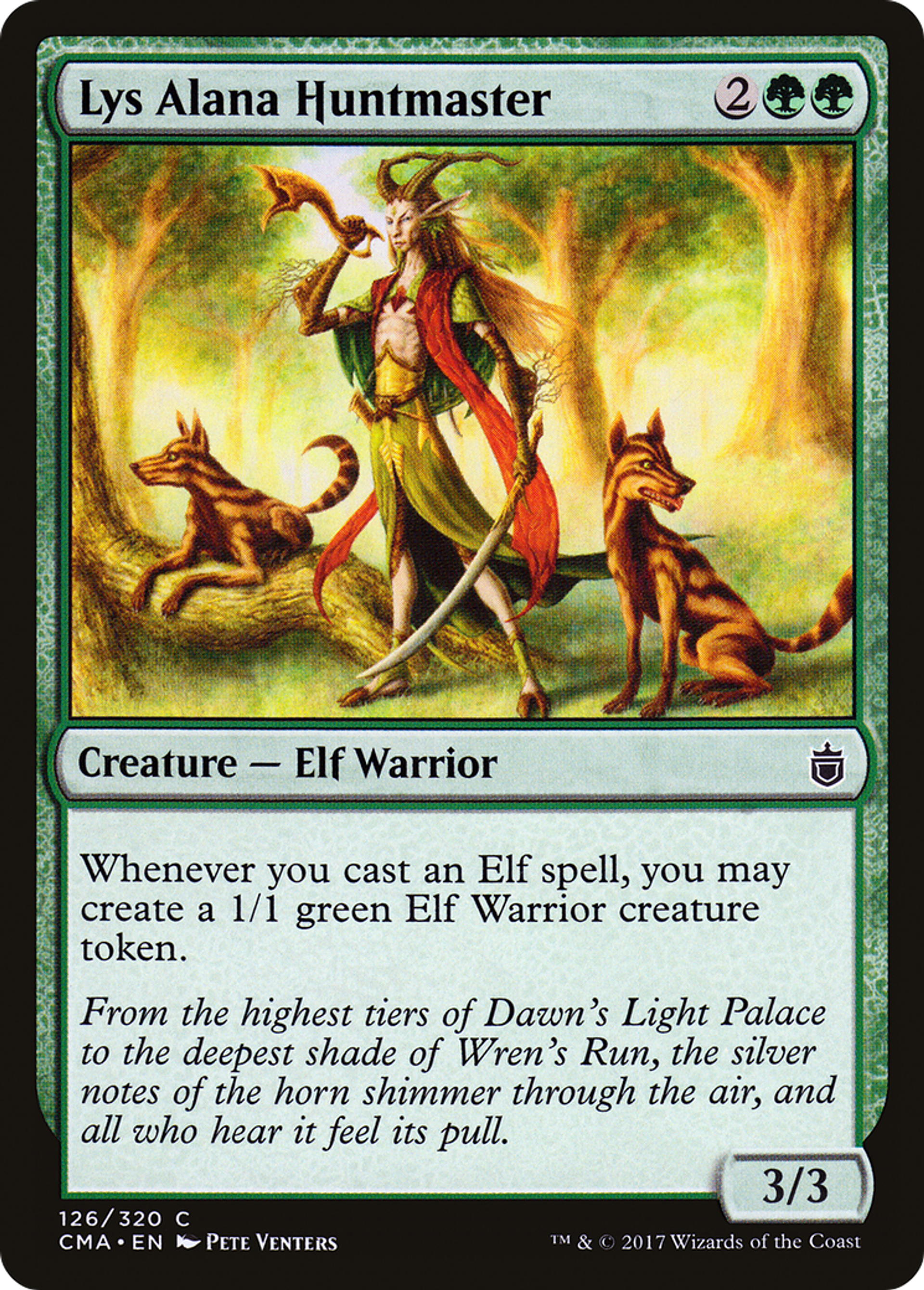 Lys Alana Huntmaster — Commander Anthology — Magic: The Gathering