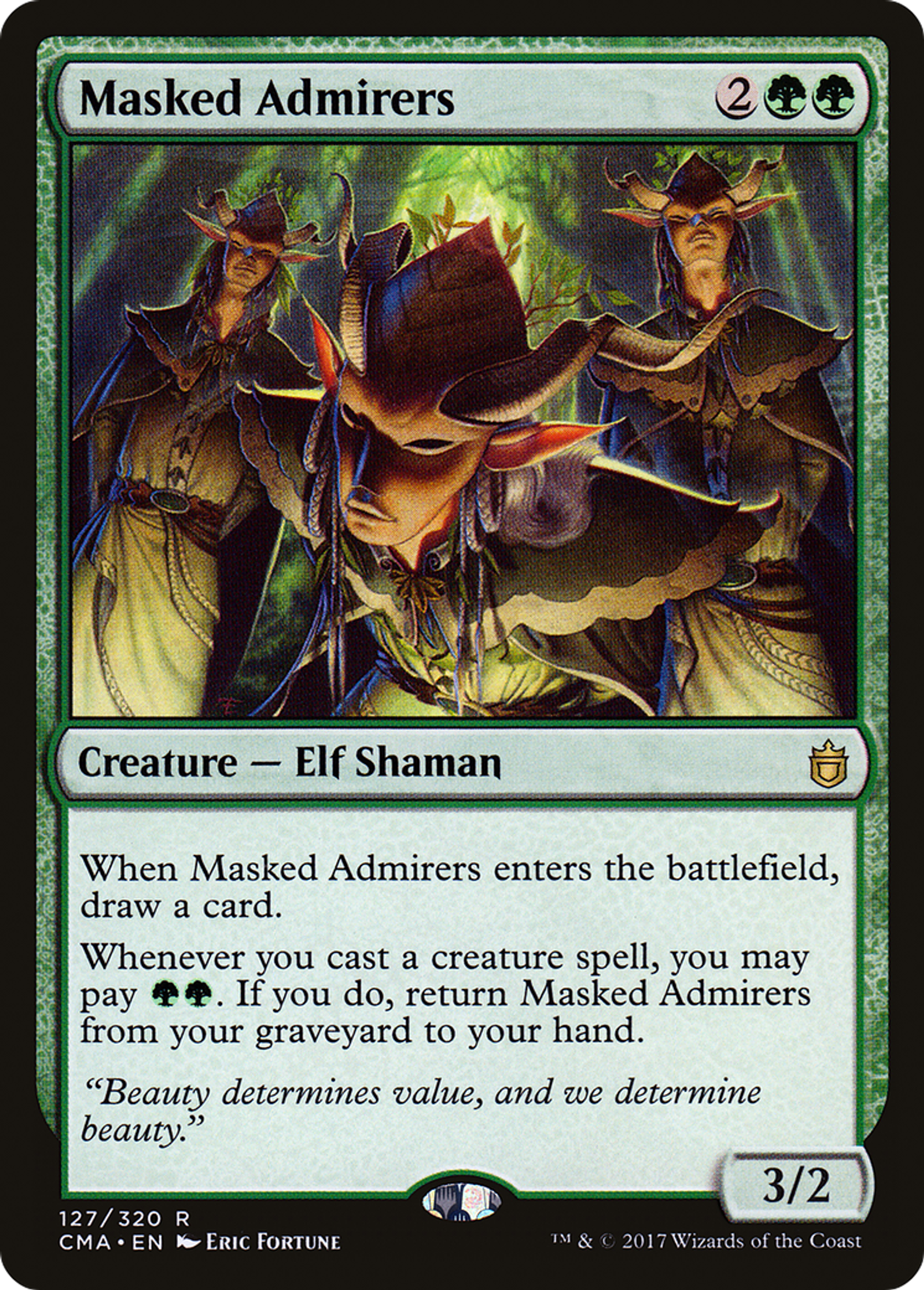 Masked Admirers — Commander Anthology — Magic: The Gathering