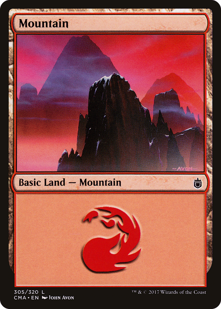 Mountain — Commander Anthology — Magic: The Gathering