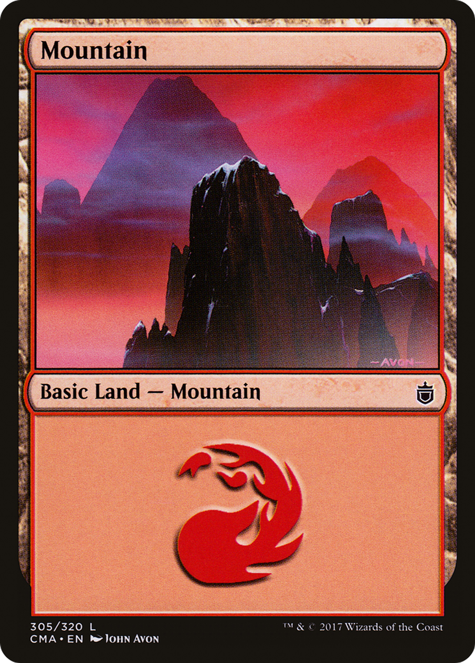 Mountain — Commander Anthology — Magic: The Gathering