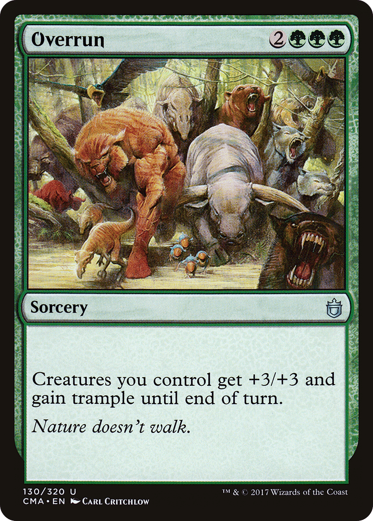 Overrun — Commander Anthology — Magic: The Gathering