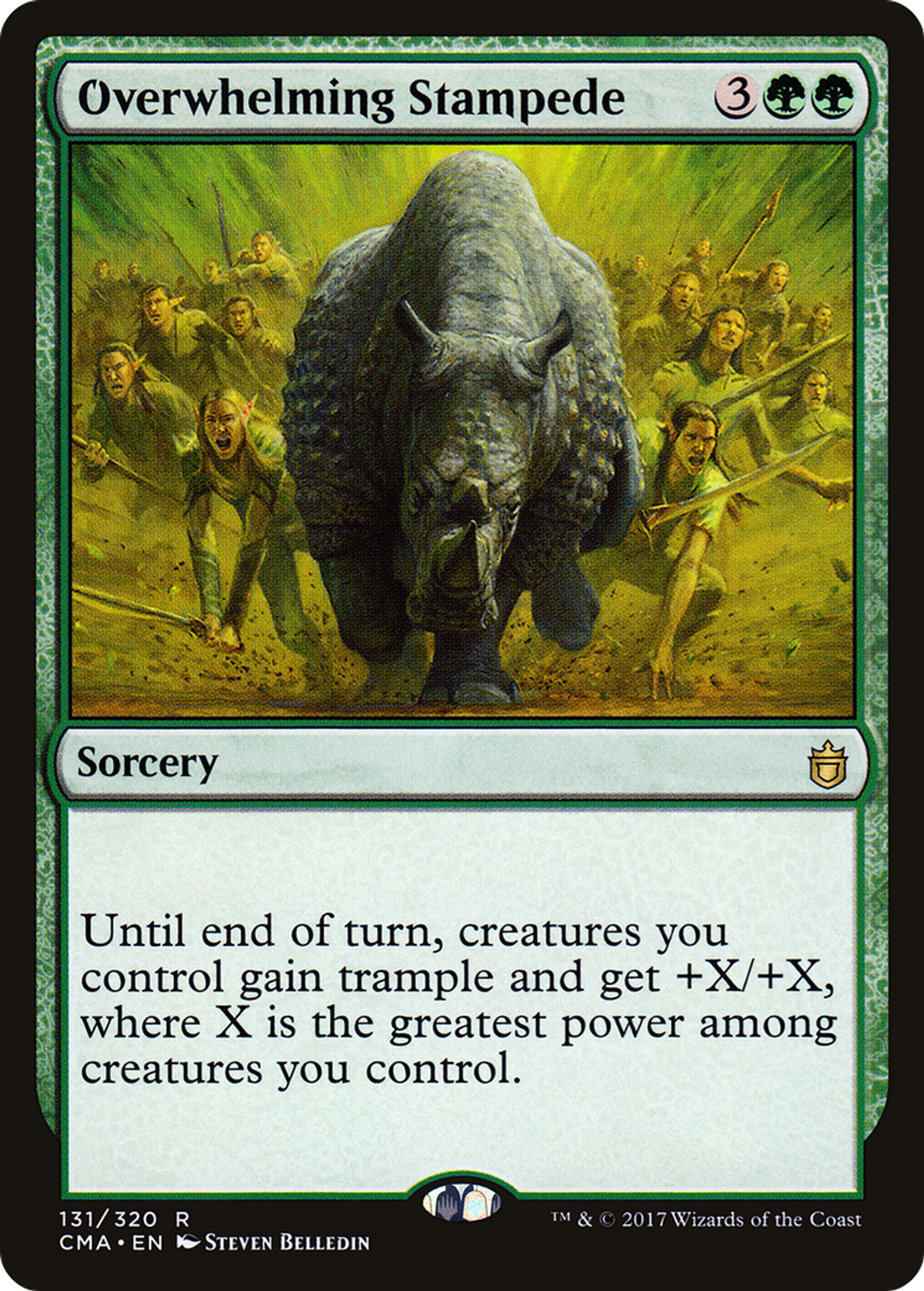 Overwhelming Stampede — Commander Anthology — Magic: The Gathering