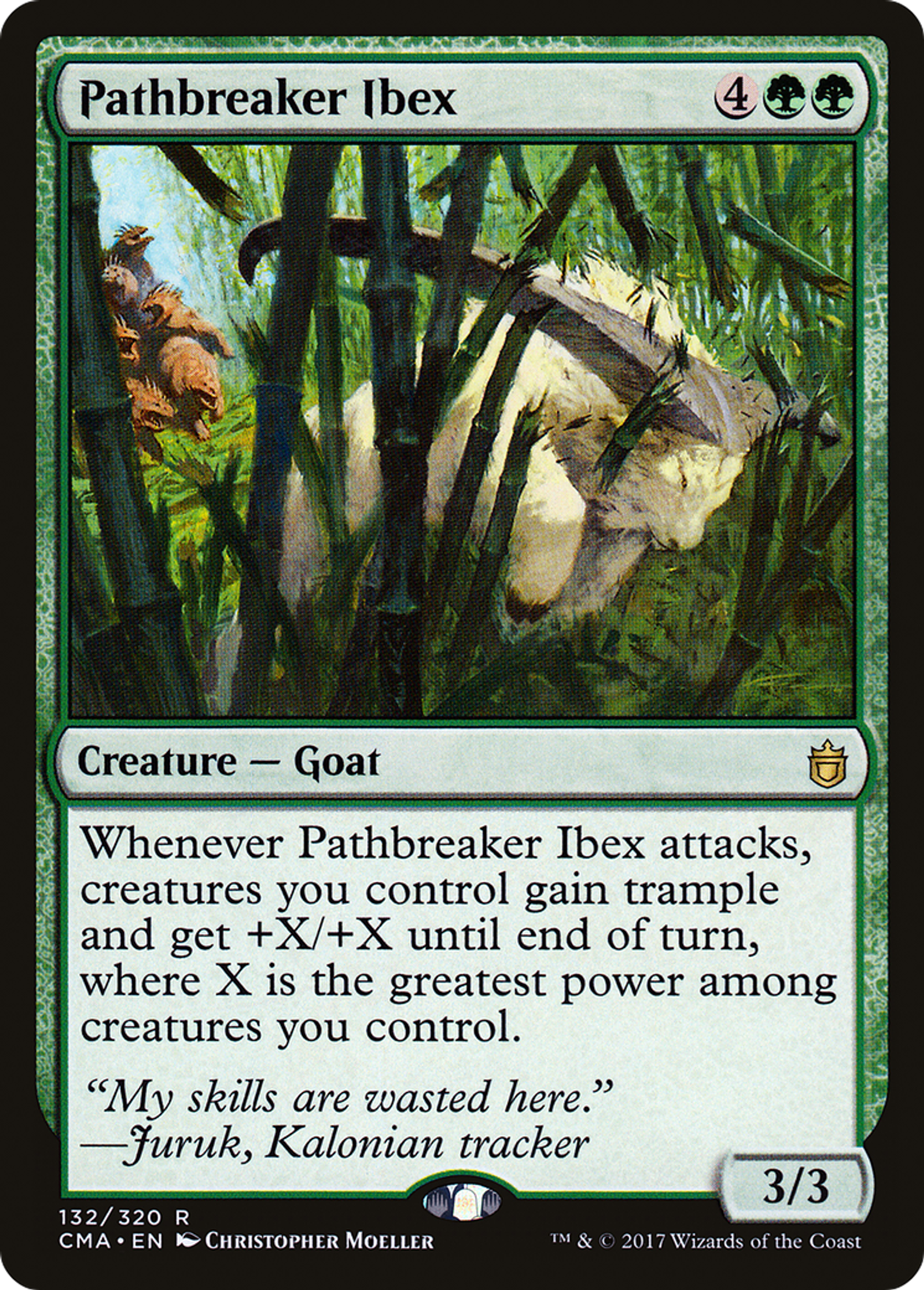 Pathbreaker Ibex — Commander Anthology — Magic: The Gathering
