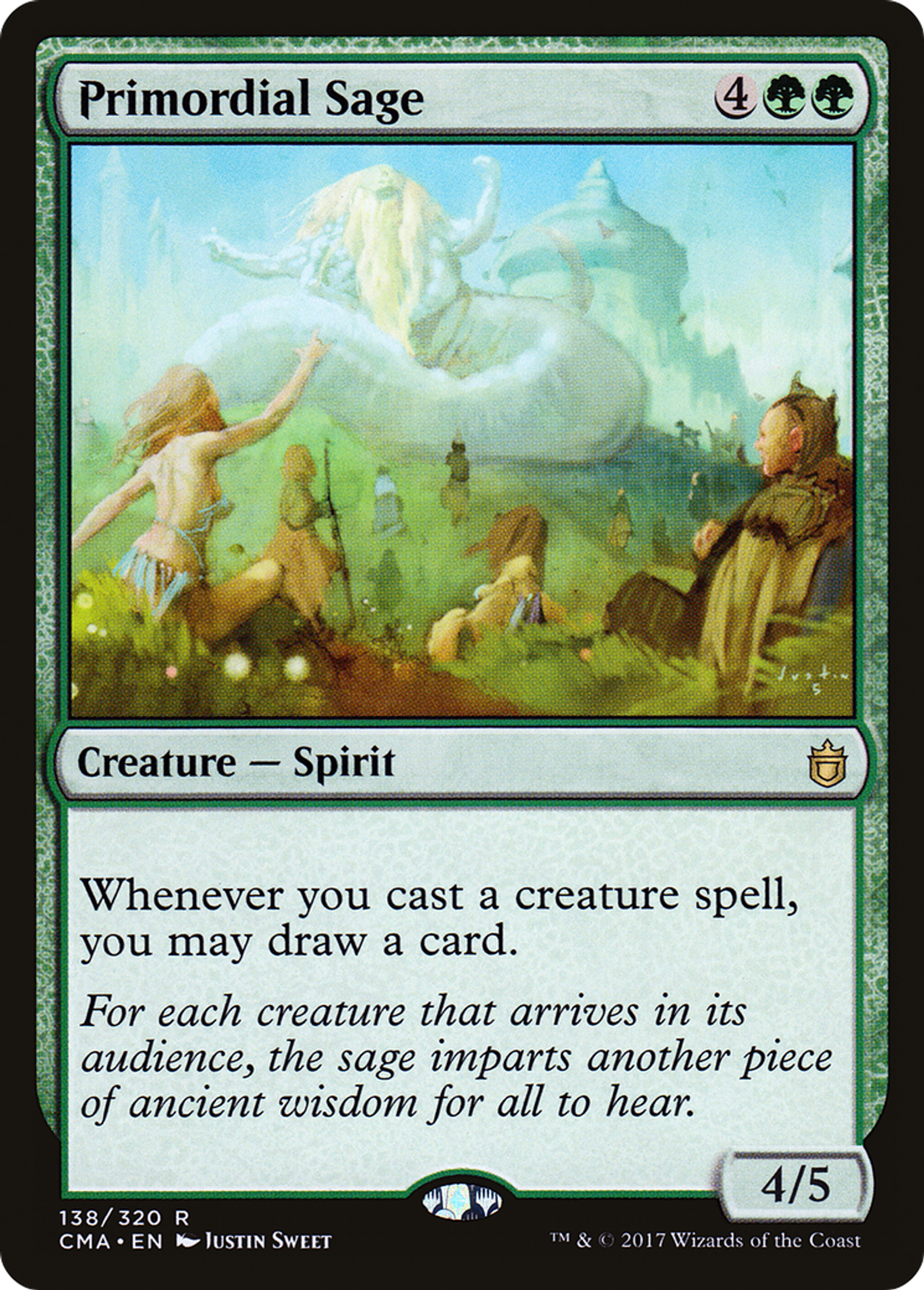 Primordial Sage — Commander Anthology — Magic: The Gathering