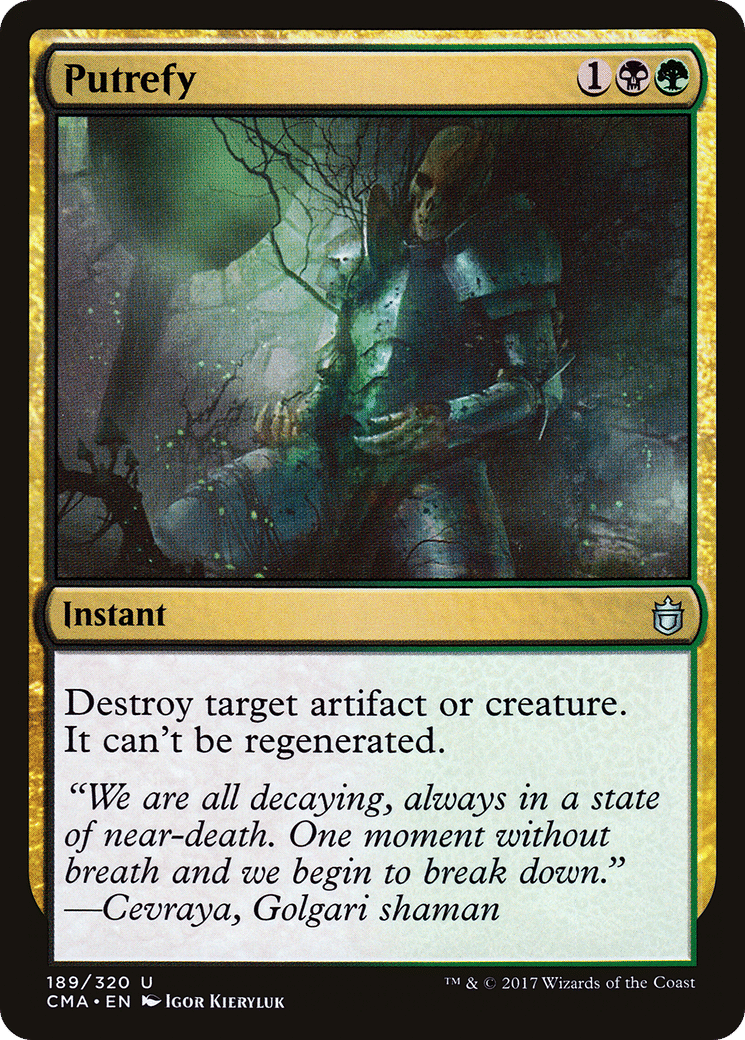 Putrefy — Commander Anthology — Magic: The Gathering