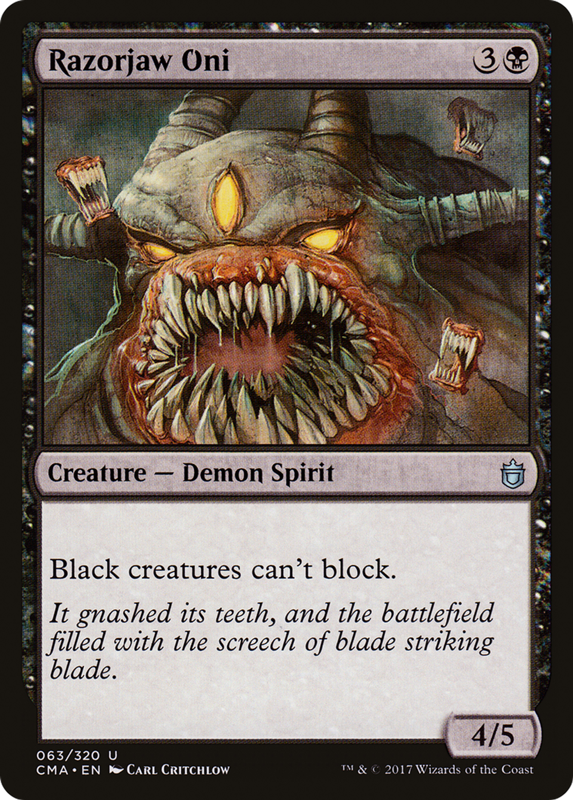Razorjaw Oni — Commander Anthology — Magic: The Gathering