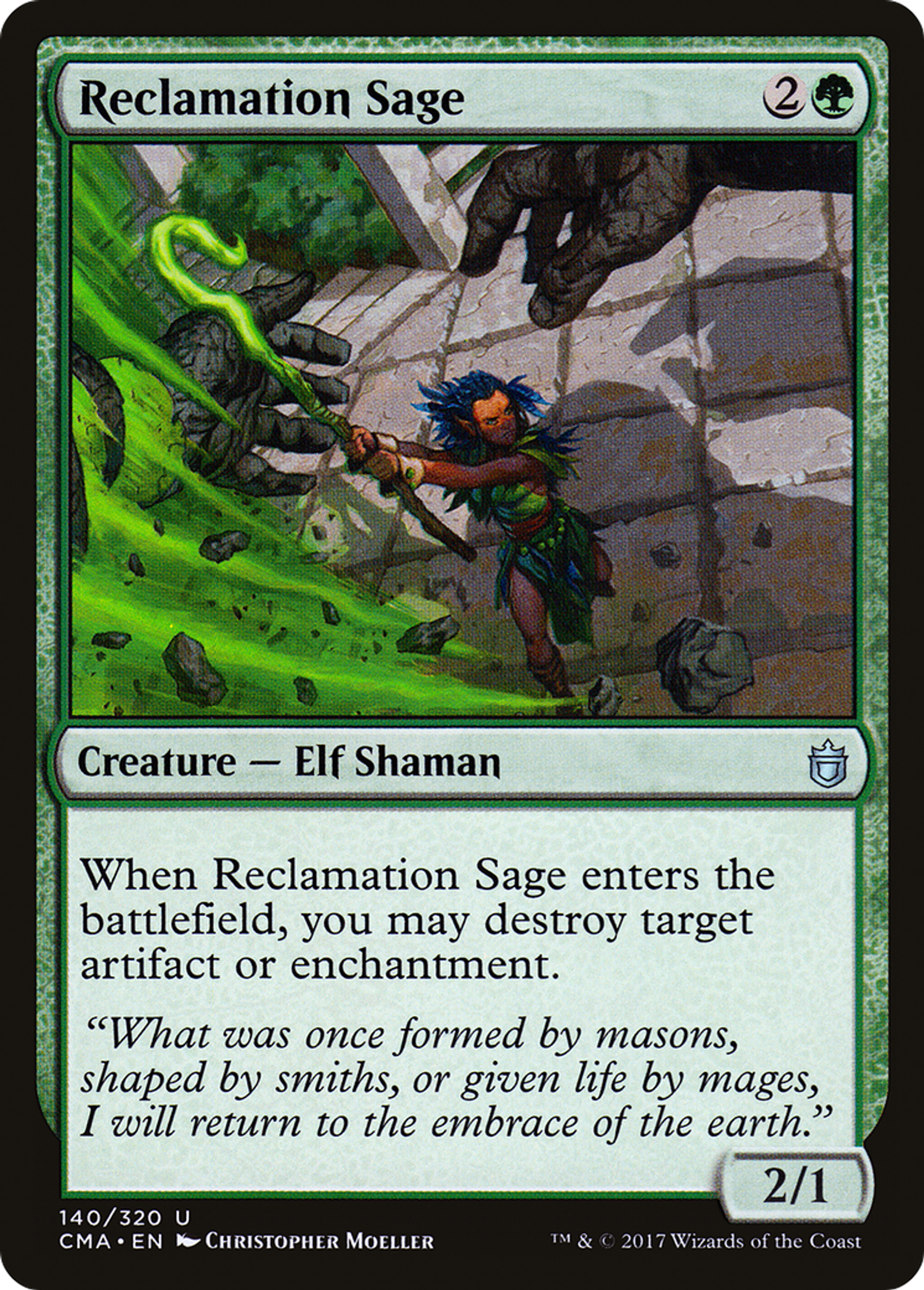 Reclamation Sage — Commander Anthology — Magic: The Gathering