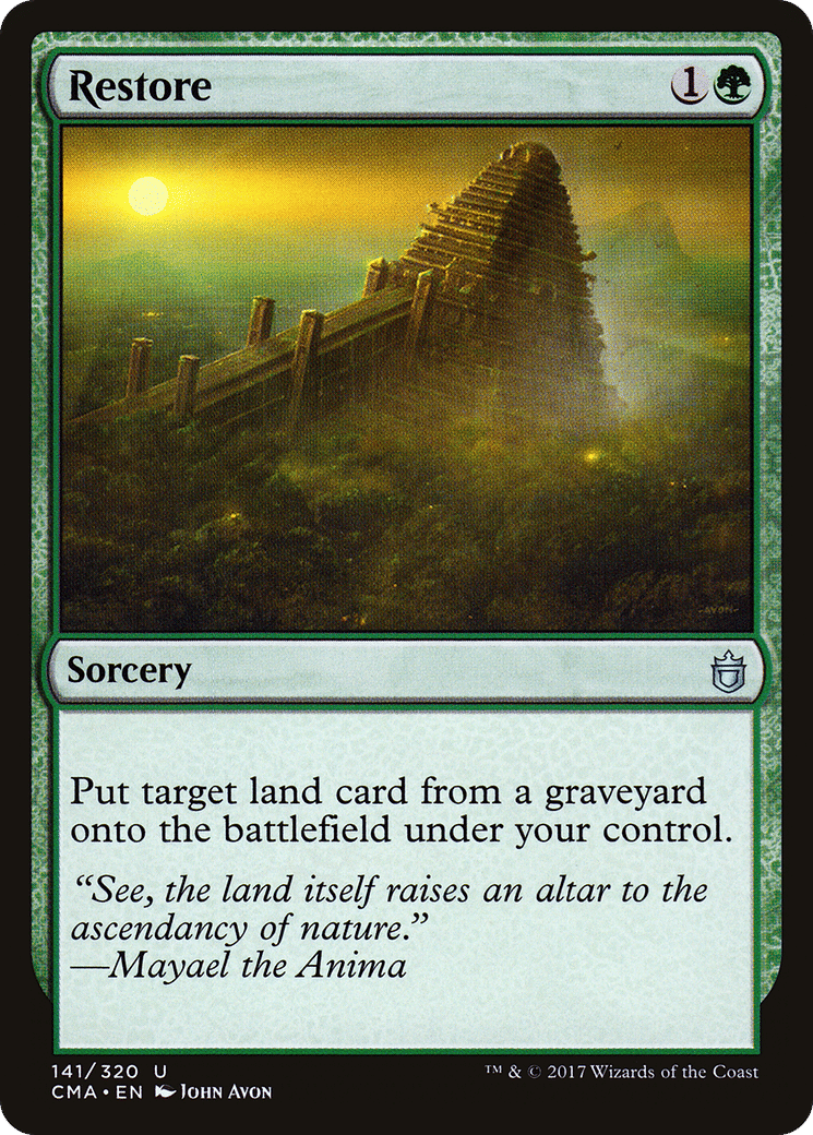 Restore — Commander Anthology — Magic: The Gathering