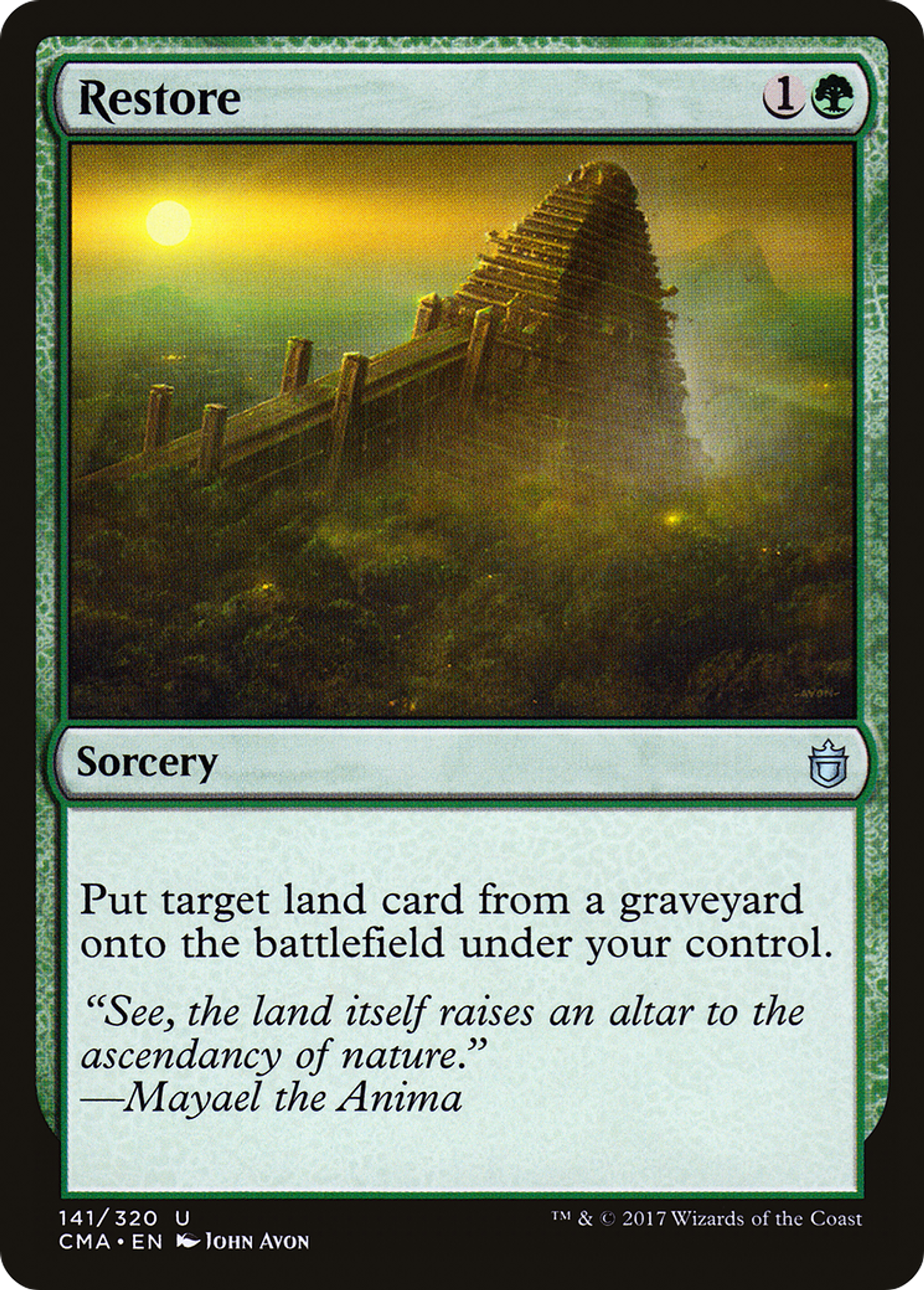 Restore — Commander Anthology — Magic: The Gathering