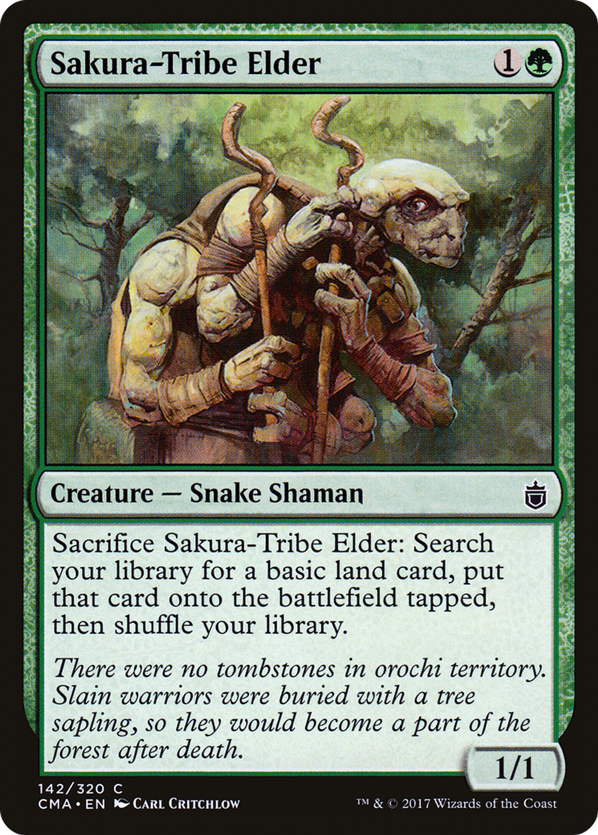 Sakura-Tribe Elder — Commander Anthology — Magic: The Gathering