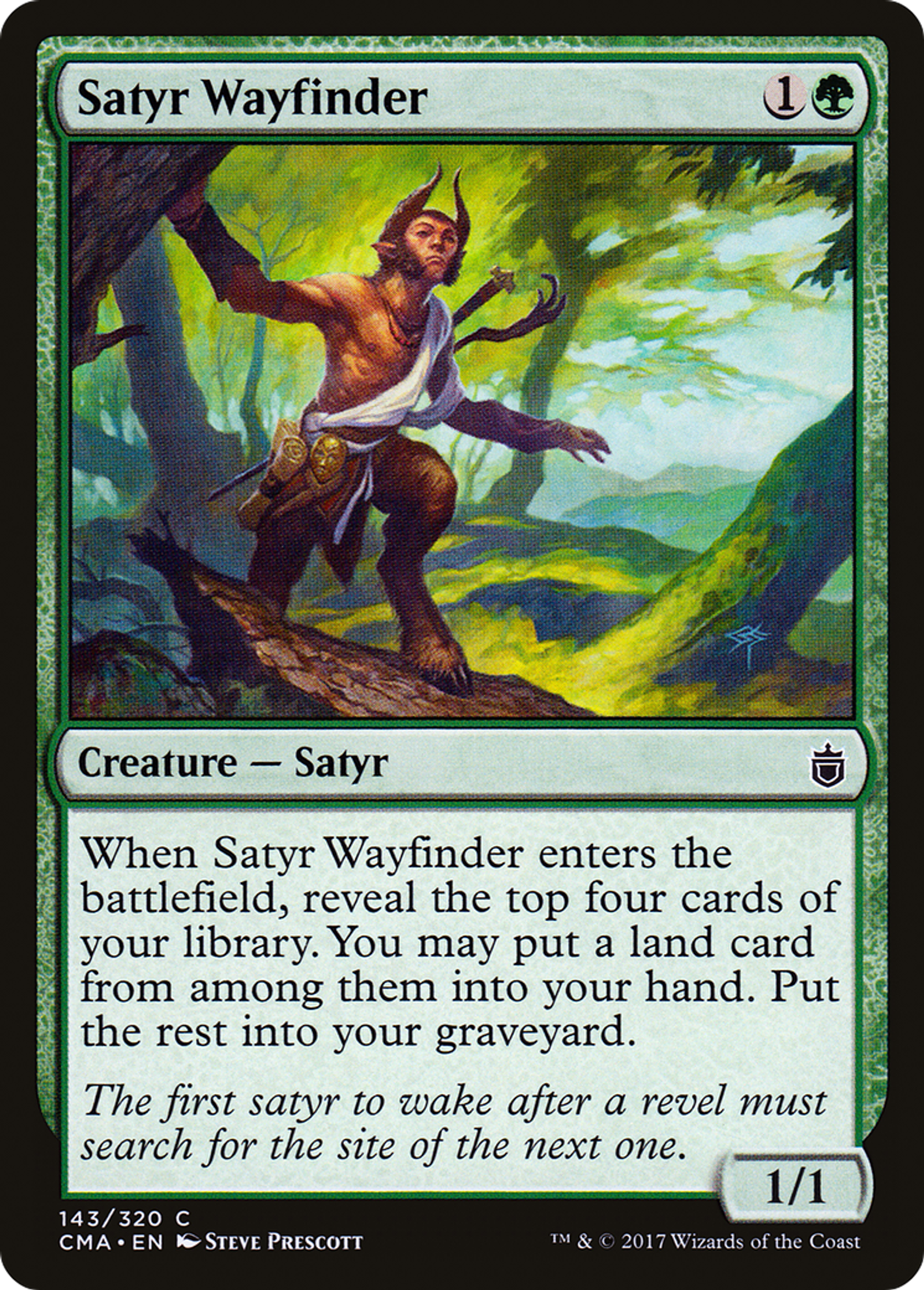 Satyr Wayfinder — Commander Anthology — Magic: The Gathering